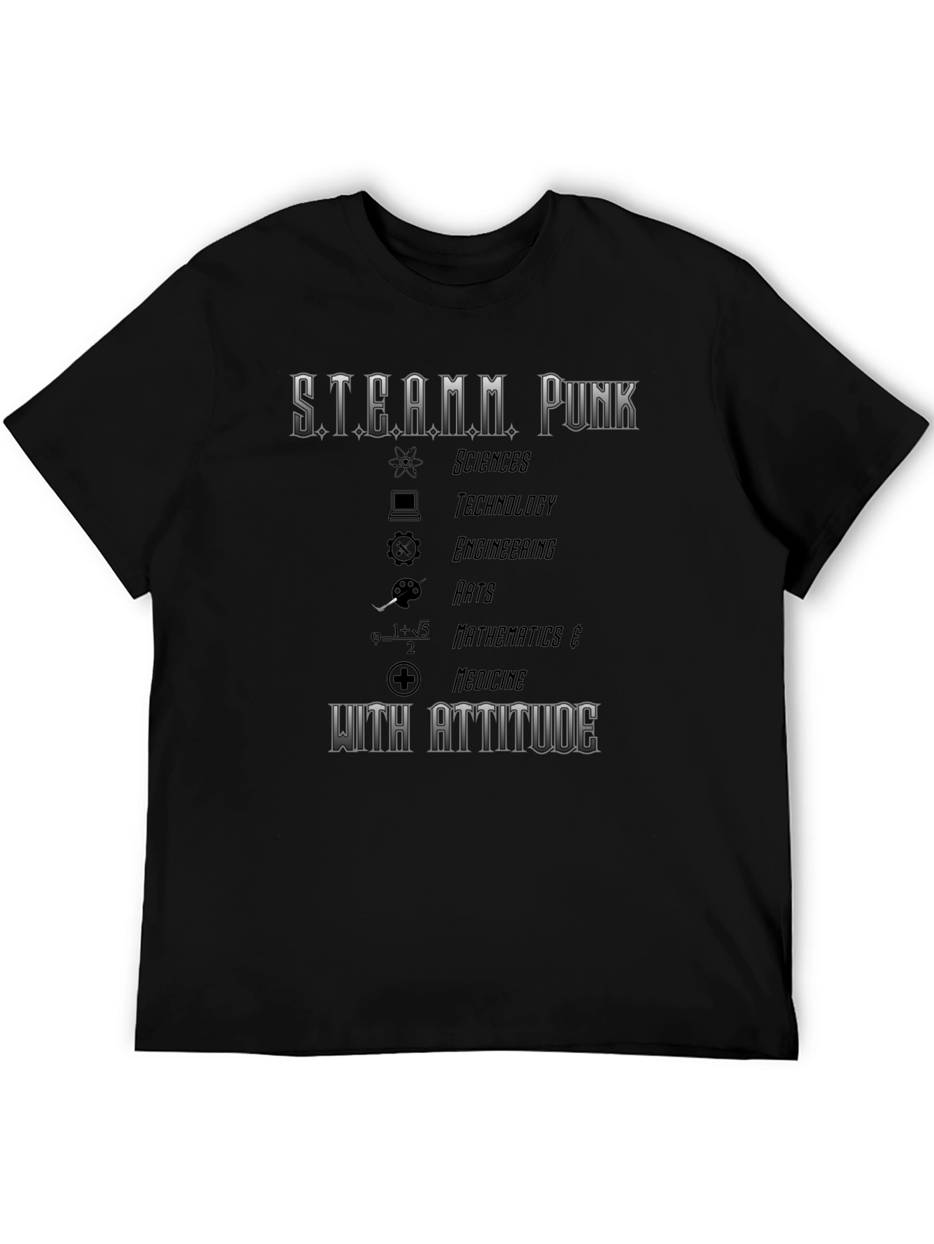 STEAMM Punk T-Shirt - Sciences Tech Engineering Arts Math Med