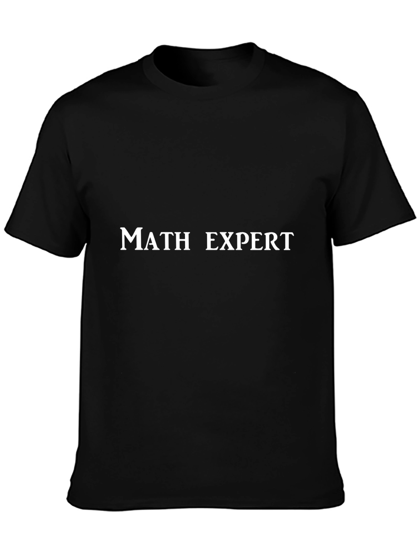 Math Expert T-Shirt -  Classic Black Tee