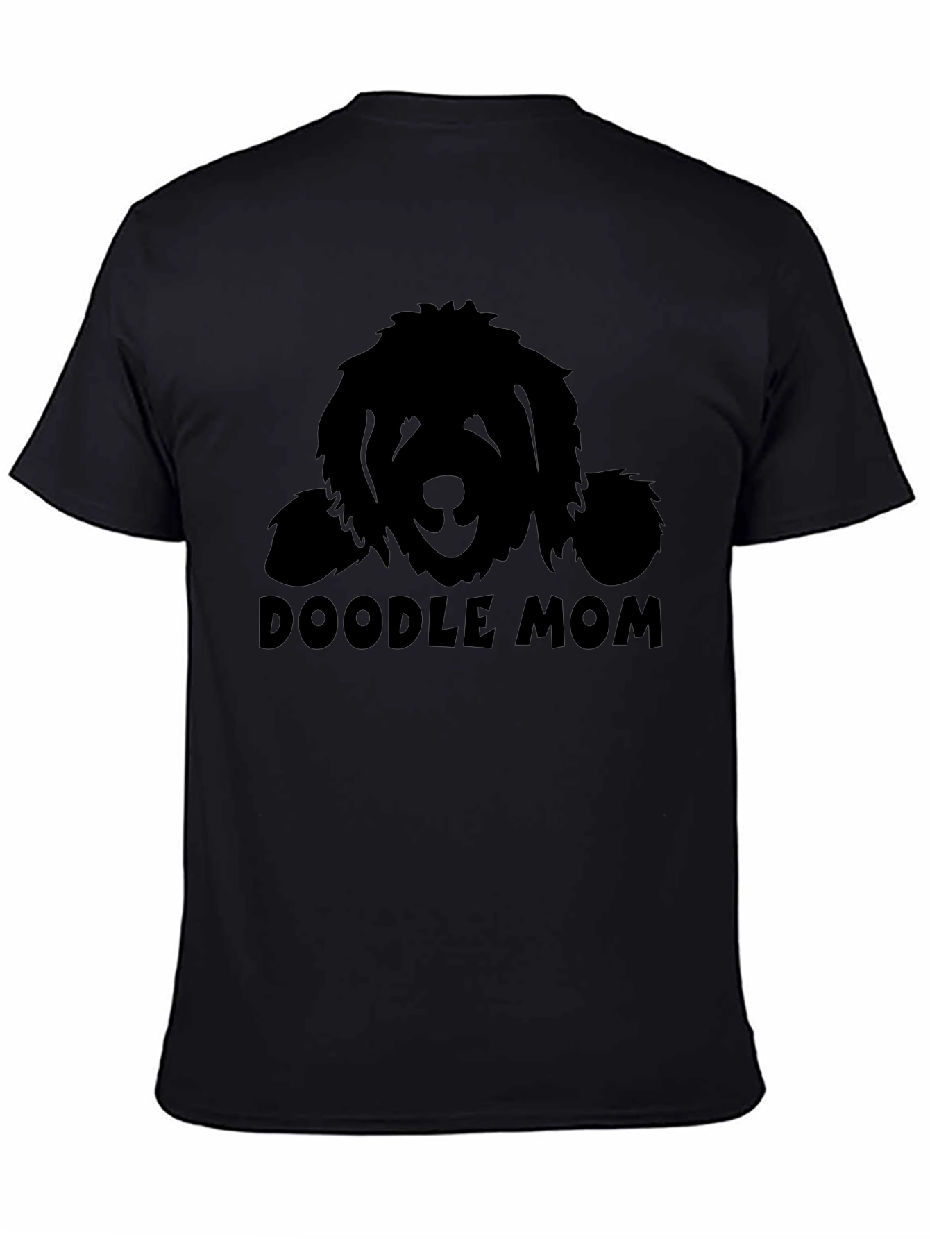 Doodle Mom Black T-Shirt