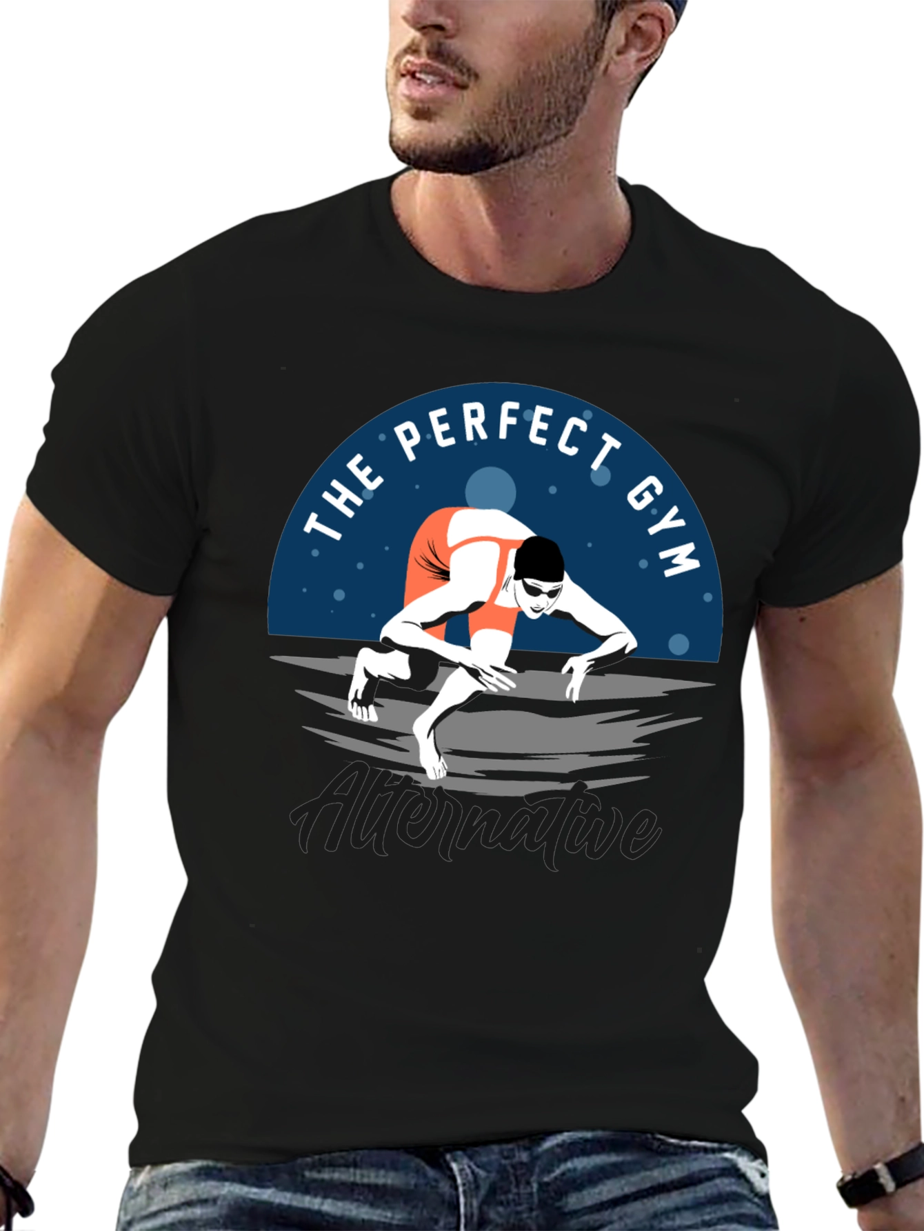 The Perfect Gym Alternative Black T-Shirt