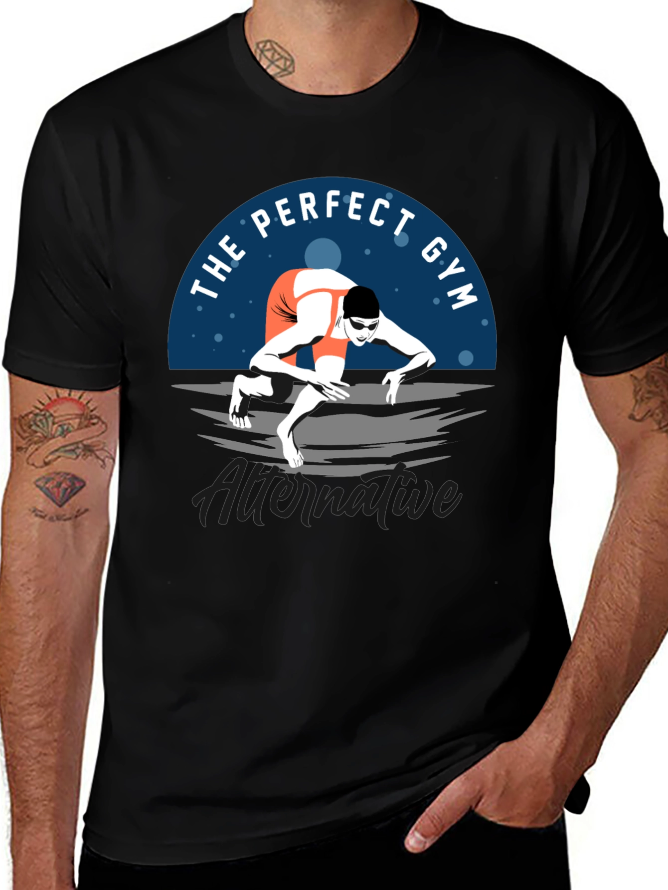 The Perfect Gym Alternative Black T-Shirt