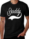 Daddy Graphic Print Black T-Shirt
