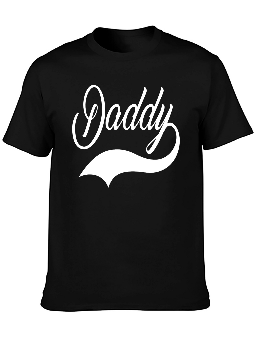 Daddy Graphic Print Black T-Shirt