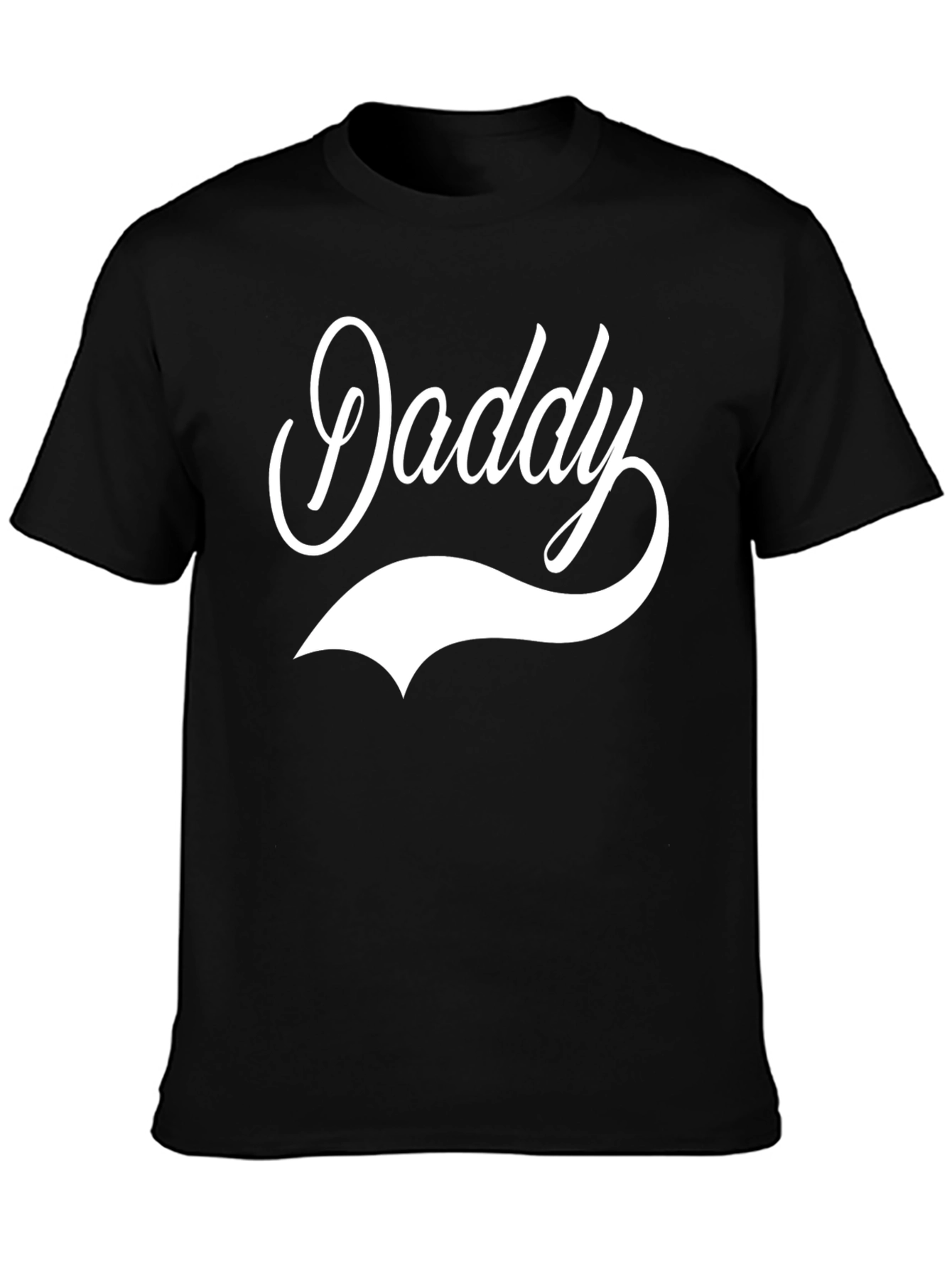Daddy Graphic Print Black T-Shirt
