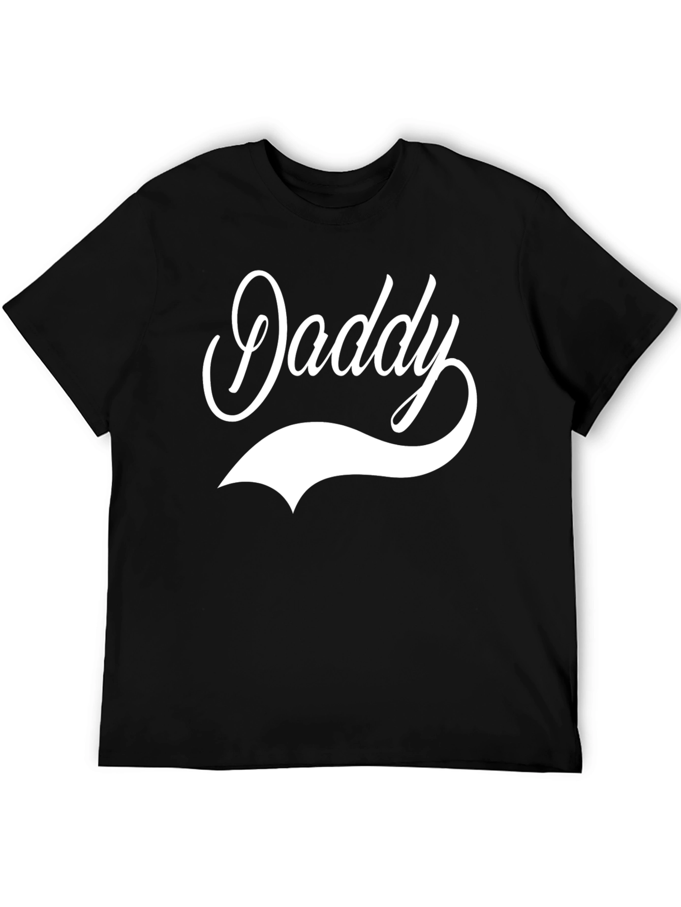 Daddy Graphic Print Black T-Shirt