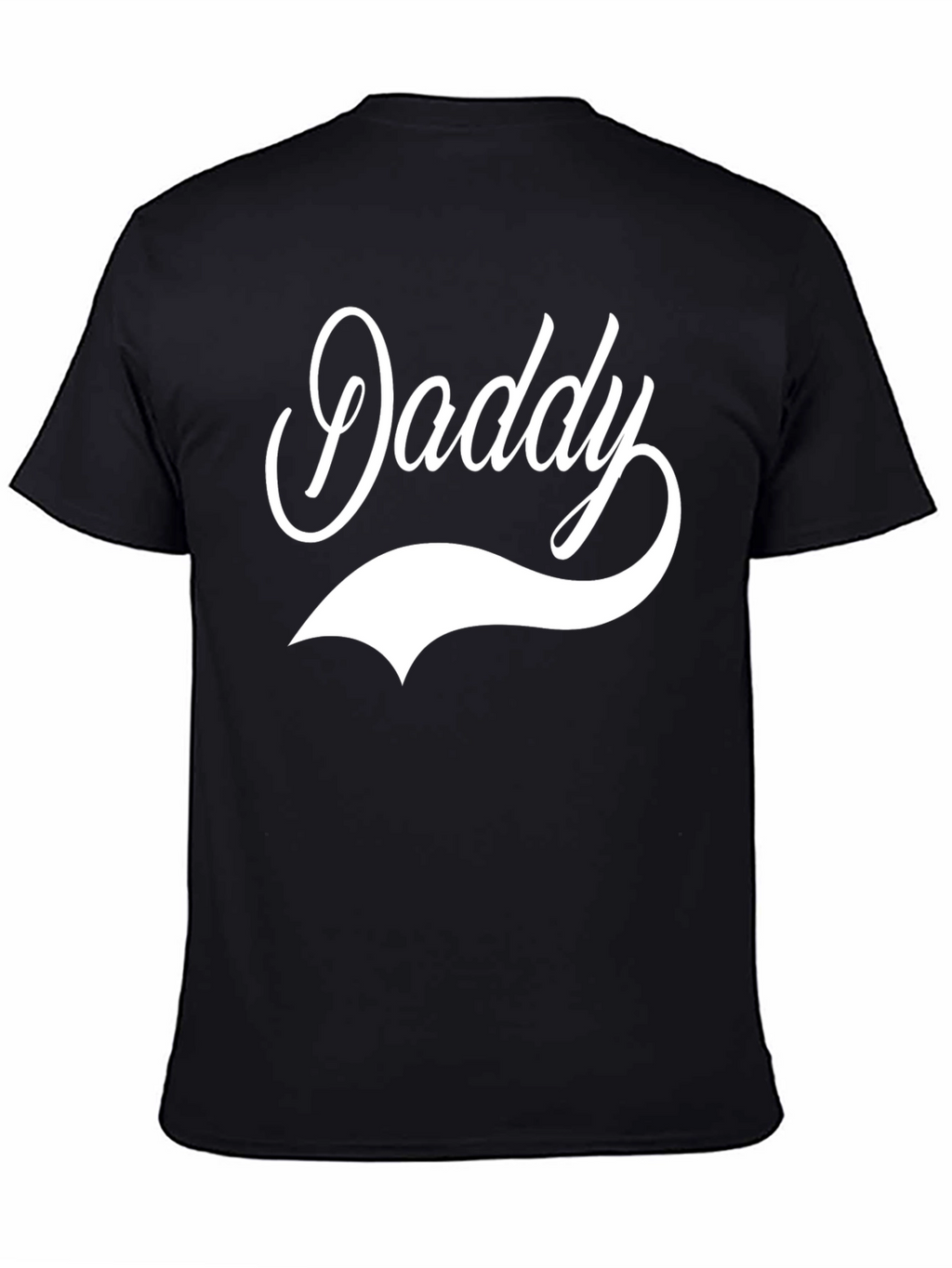 Daddy Graphic Print Black T-Shirt