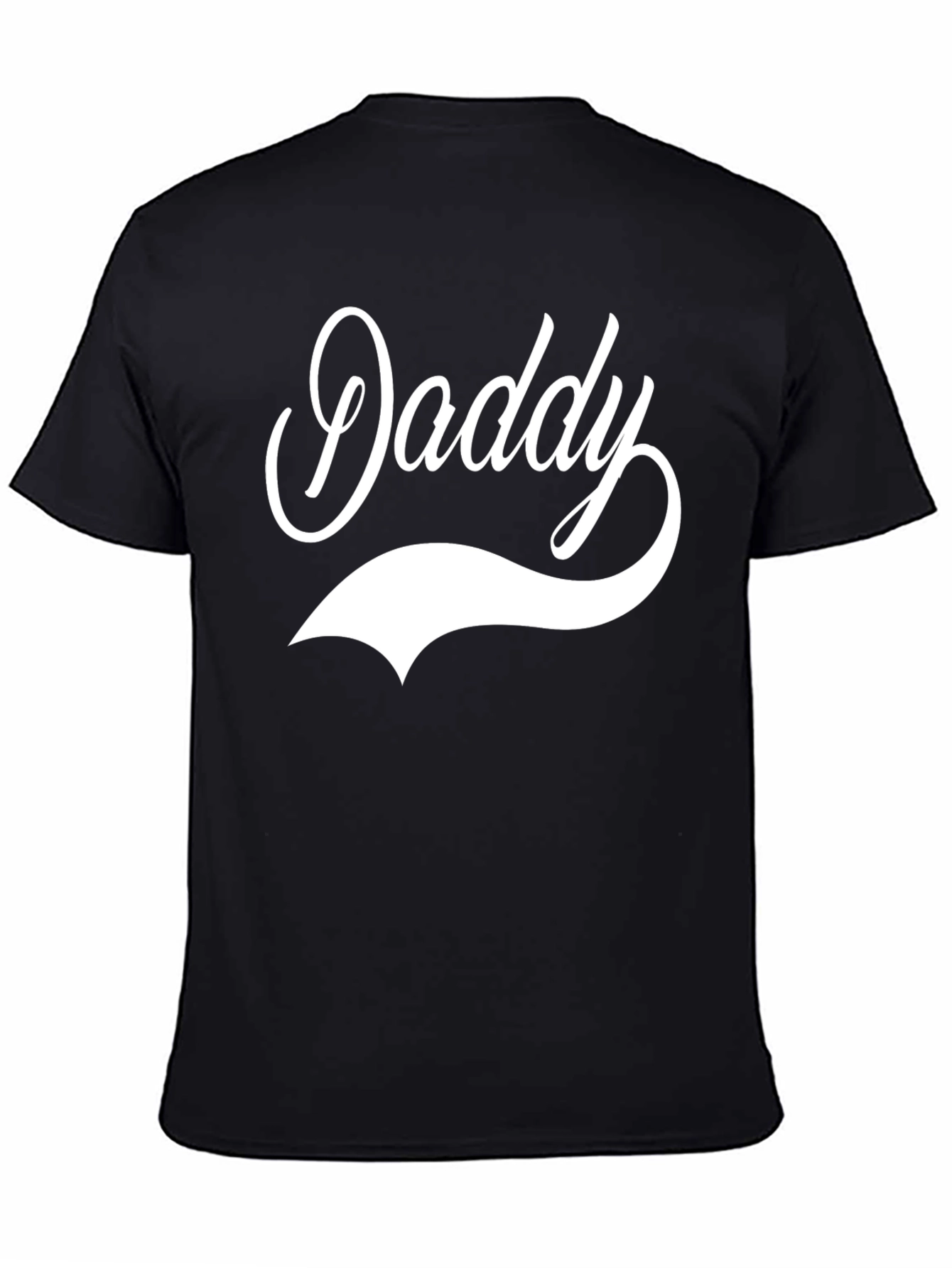 Daddy Graphic Print Black T-Shirt