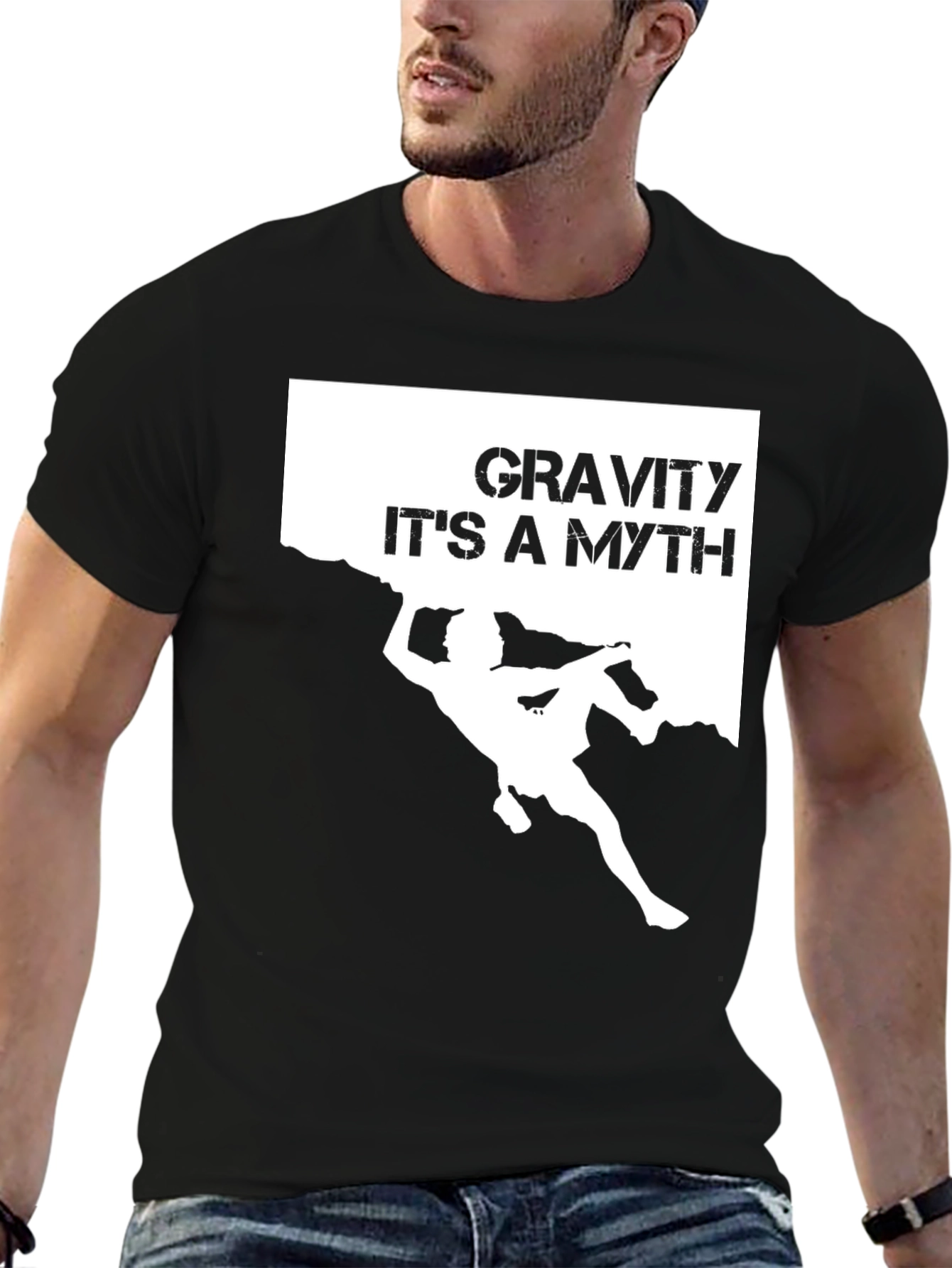 Gravity is a Myth Climbing T-Shirt