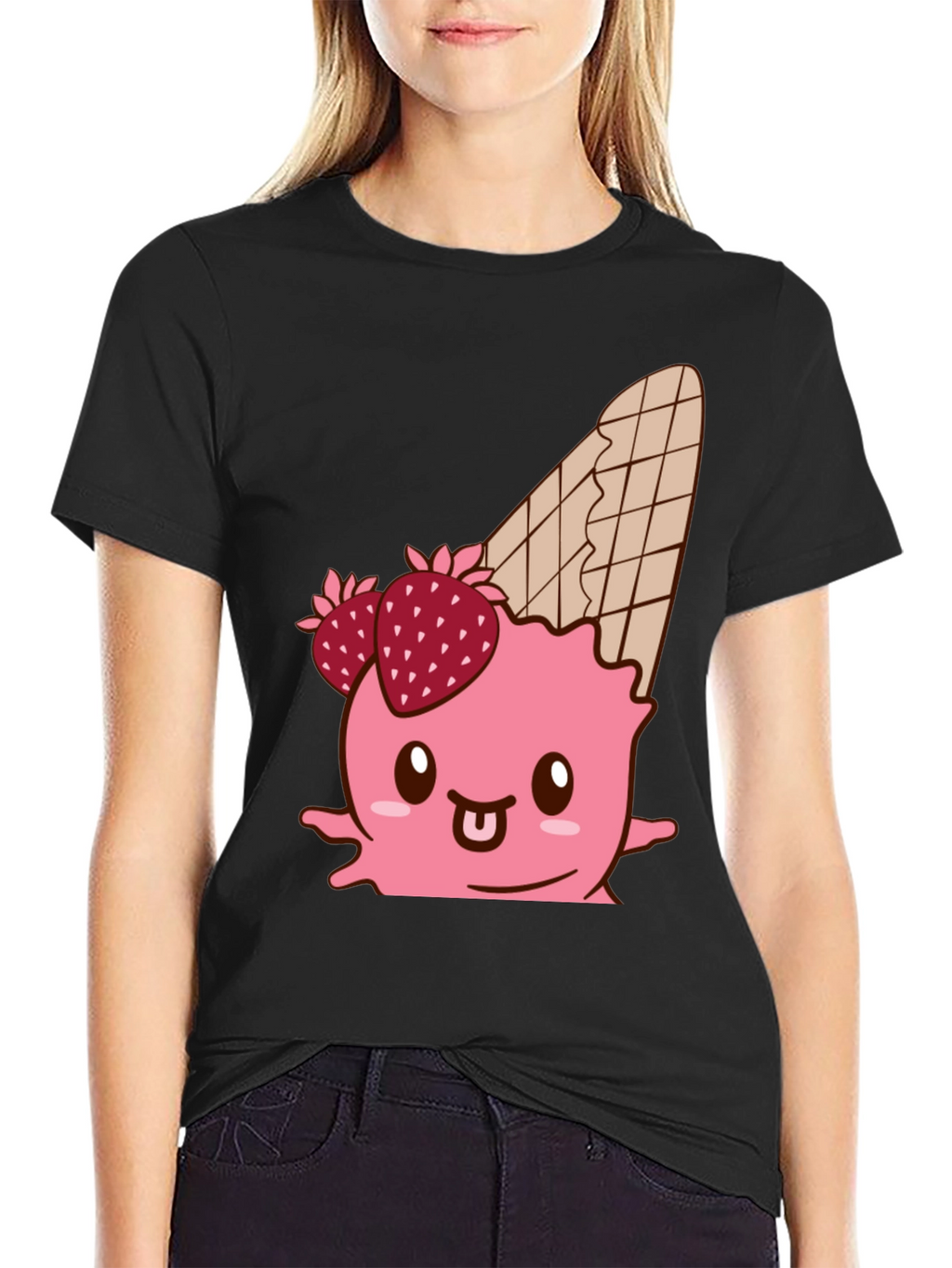 Kawaii Ice Cream Cone T-Shirt
