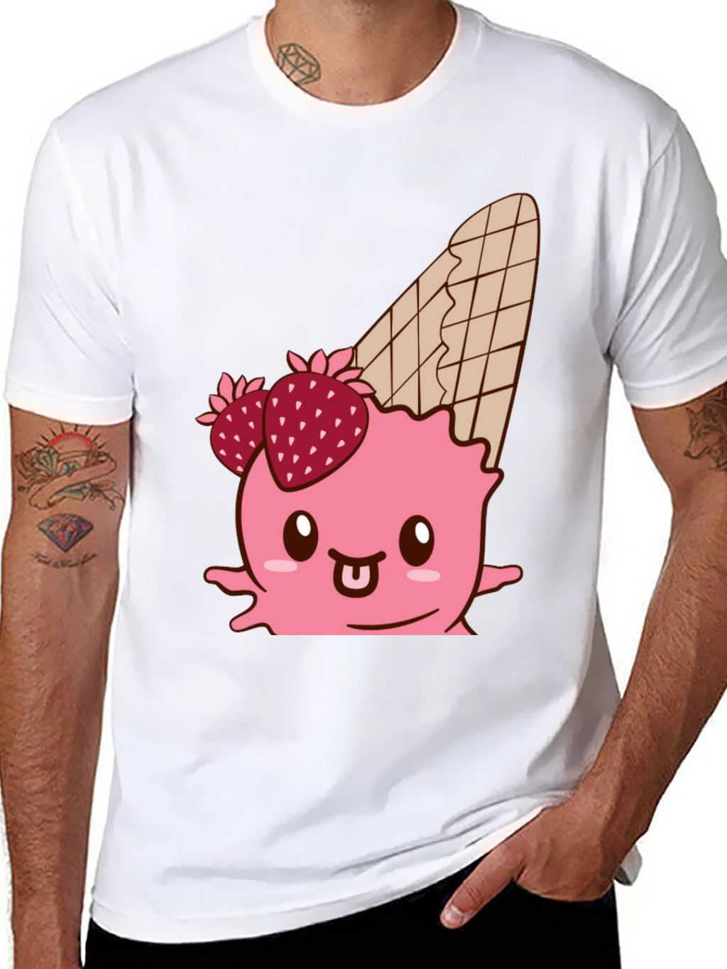 Kawaii Ice Cream Cone T-Shirt