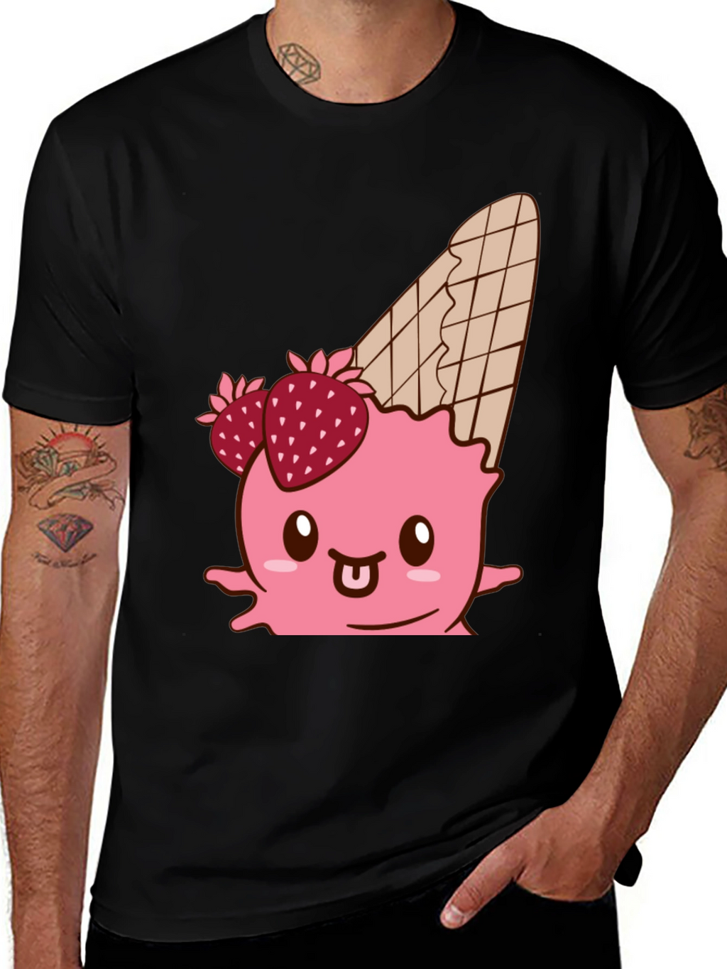 Kawaii Ice Cream Cone T-Shirt