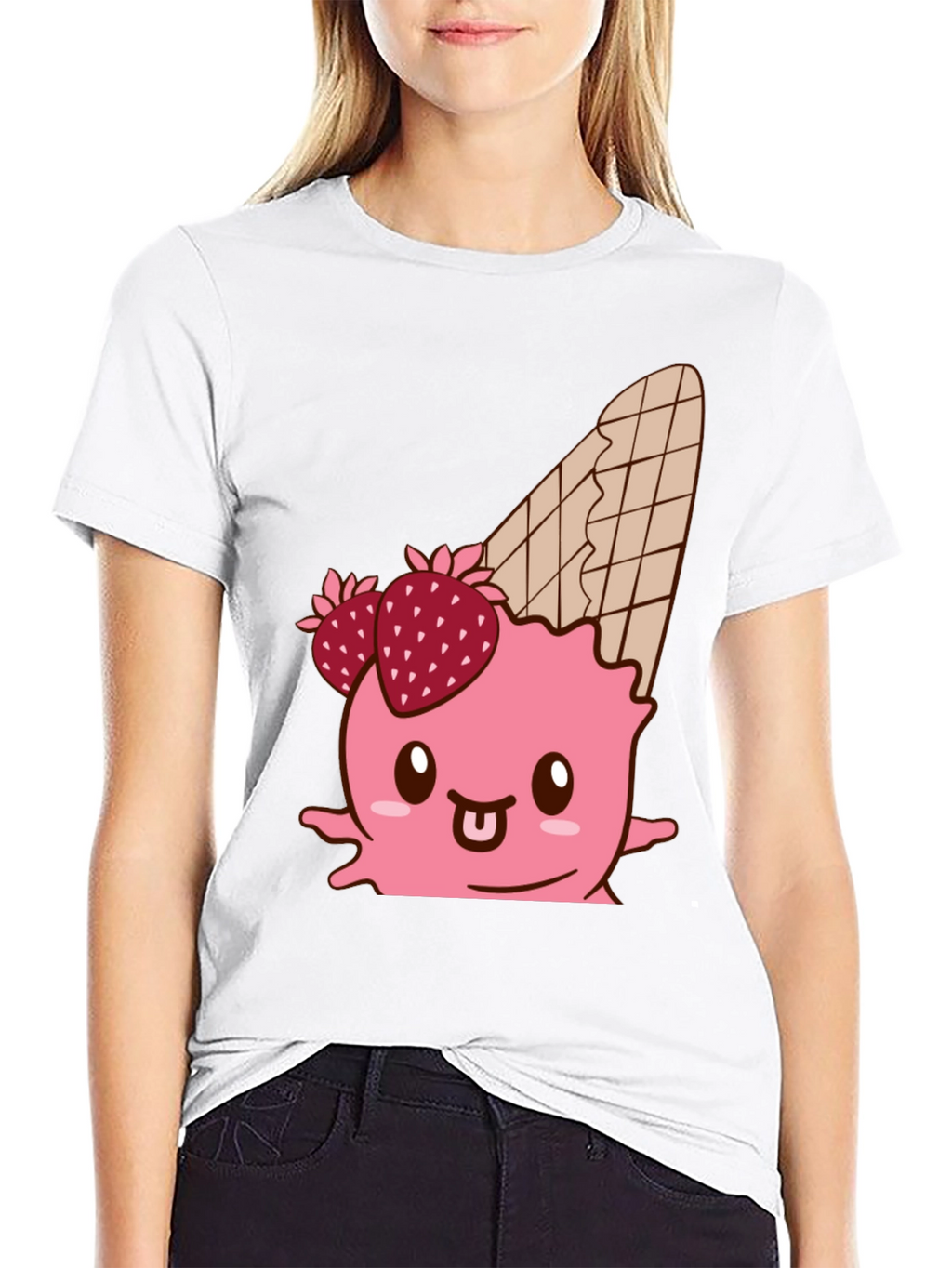 Kawaii Ice Cream Cone T-Shirt