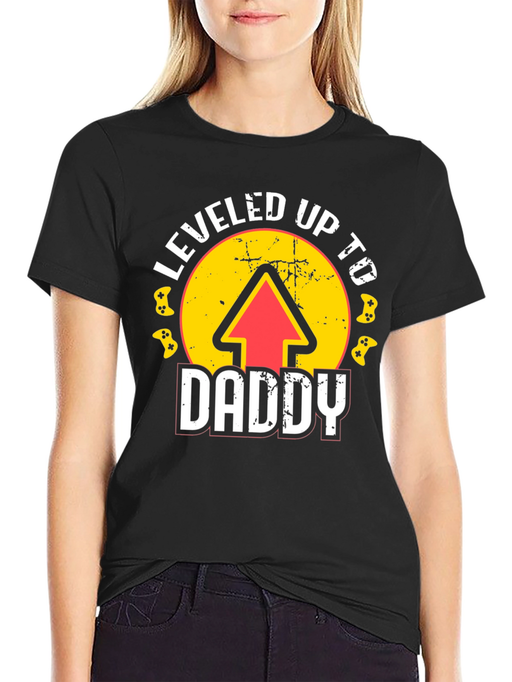 Leveled Up to Daddy Graphic Tee