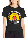 Leveled Up to Daddy Graphic Tee