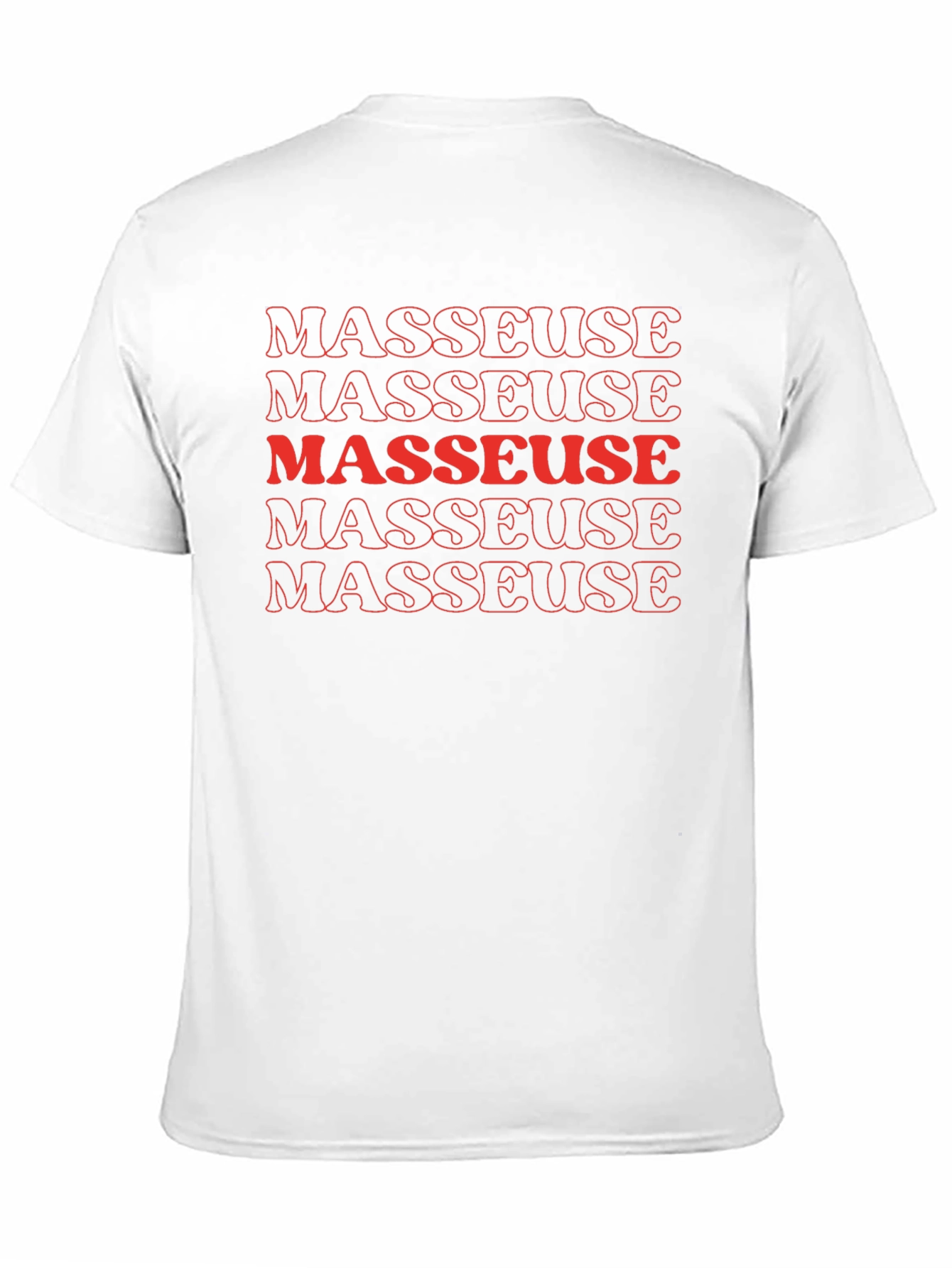 Masseuse Graphic T-Shirt - Black
