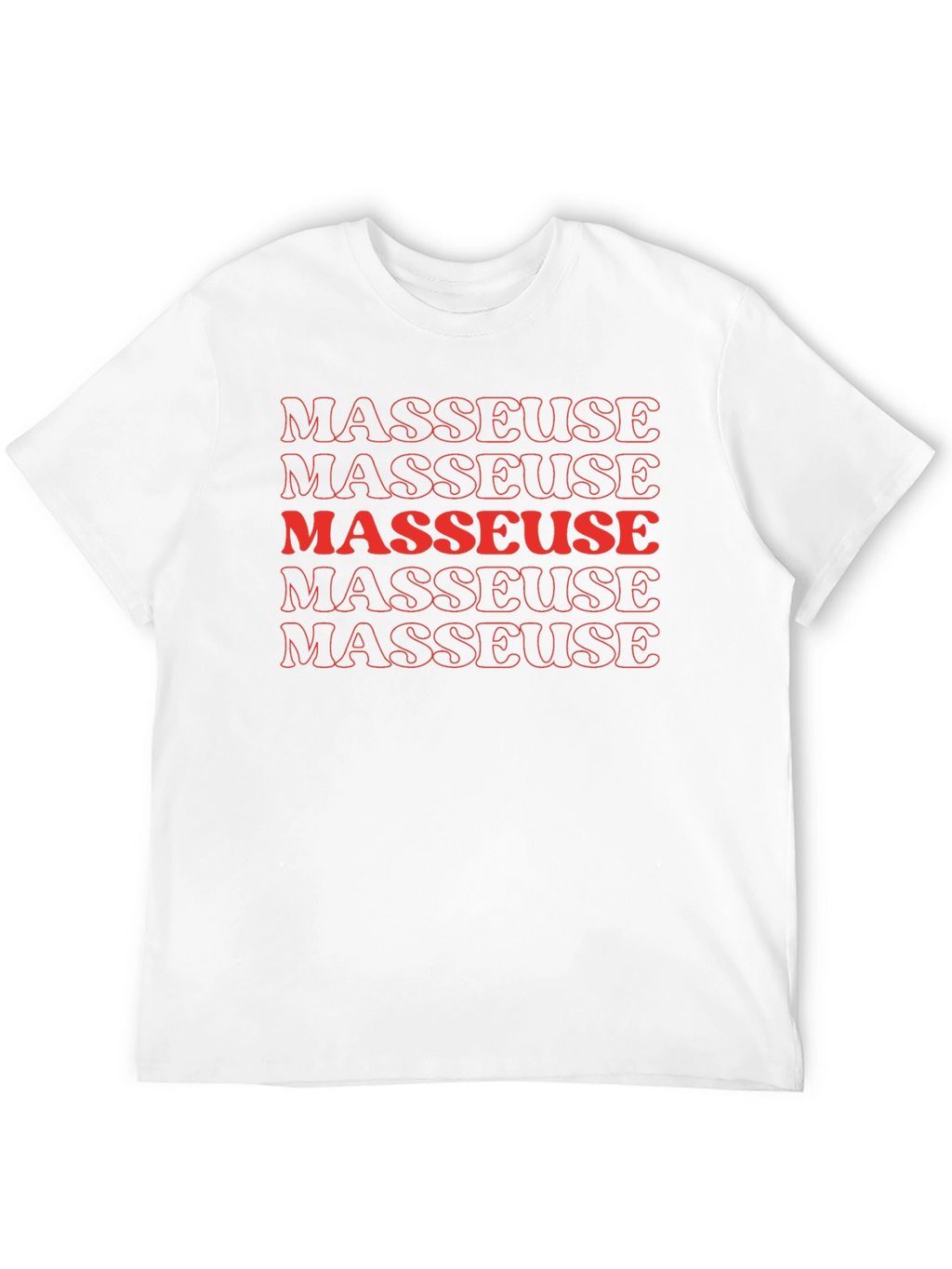 Masseuse Graphic T-Shirt - Black