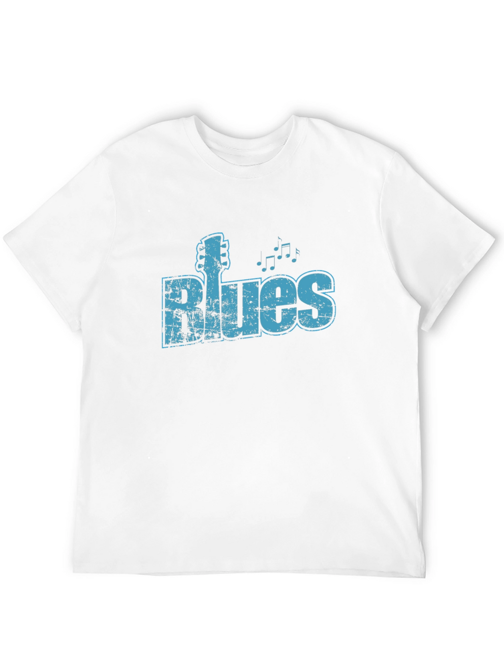 Blues Music Graphic Black T-Shirt