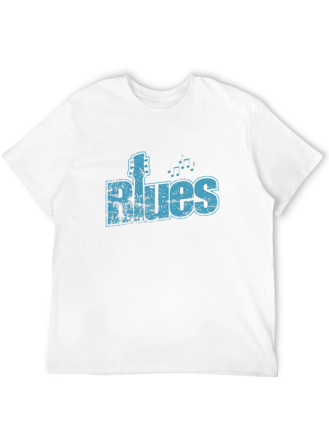 Blues Music Graphic Black T-Shirt
