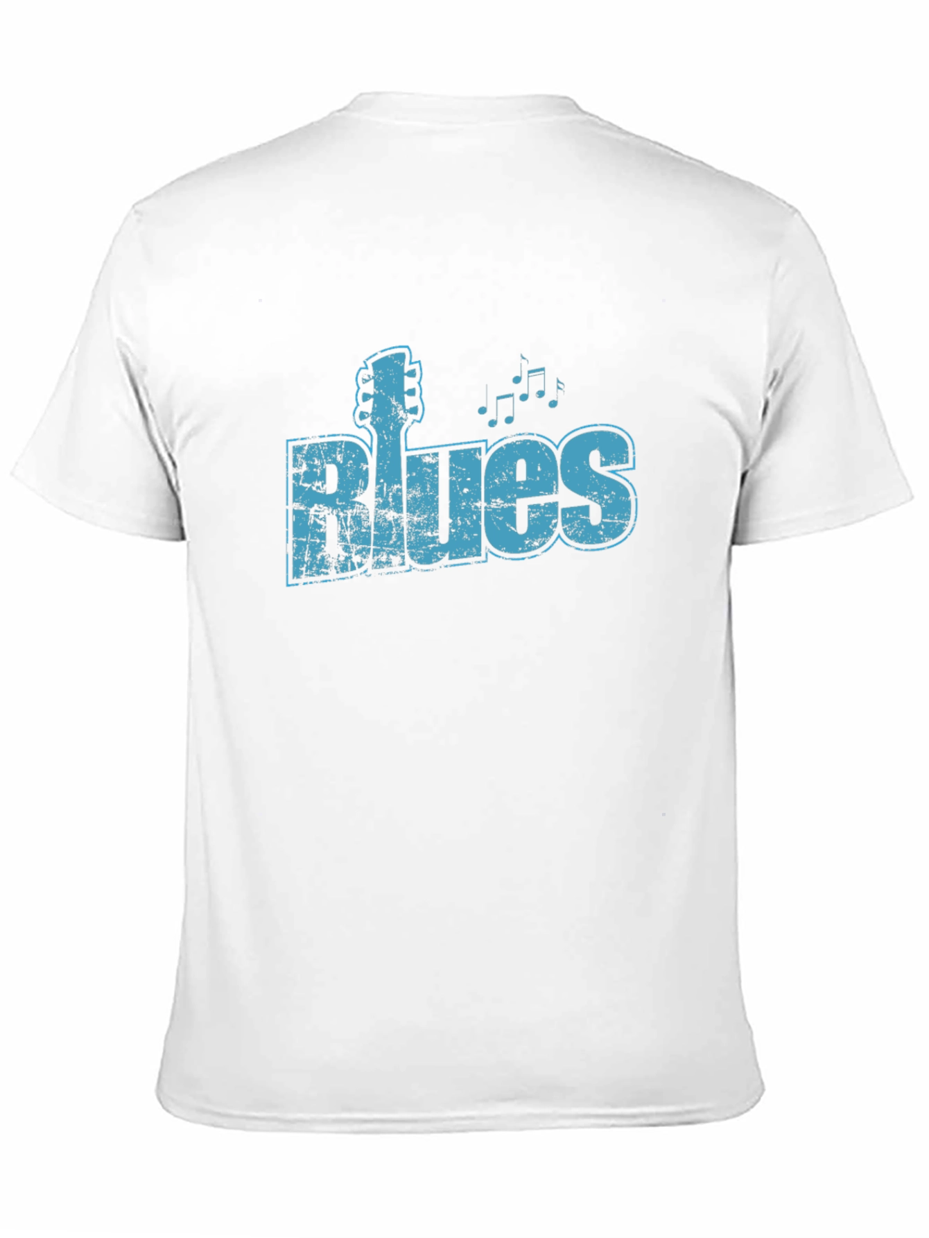 Blues Music Graphic Black T-Shirt
