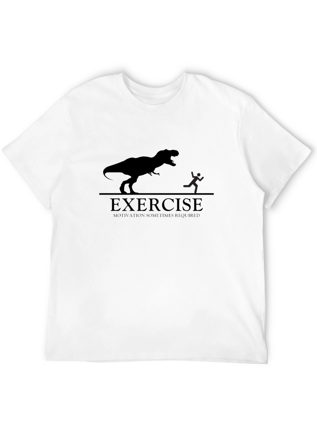 Exercise Dinosaur T-Shirt - Motivation Required