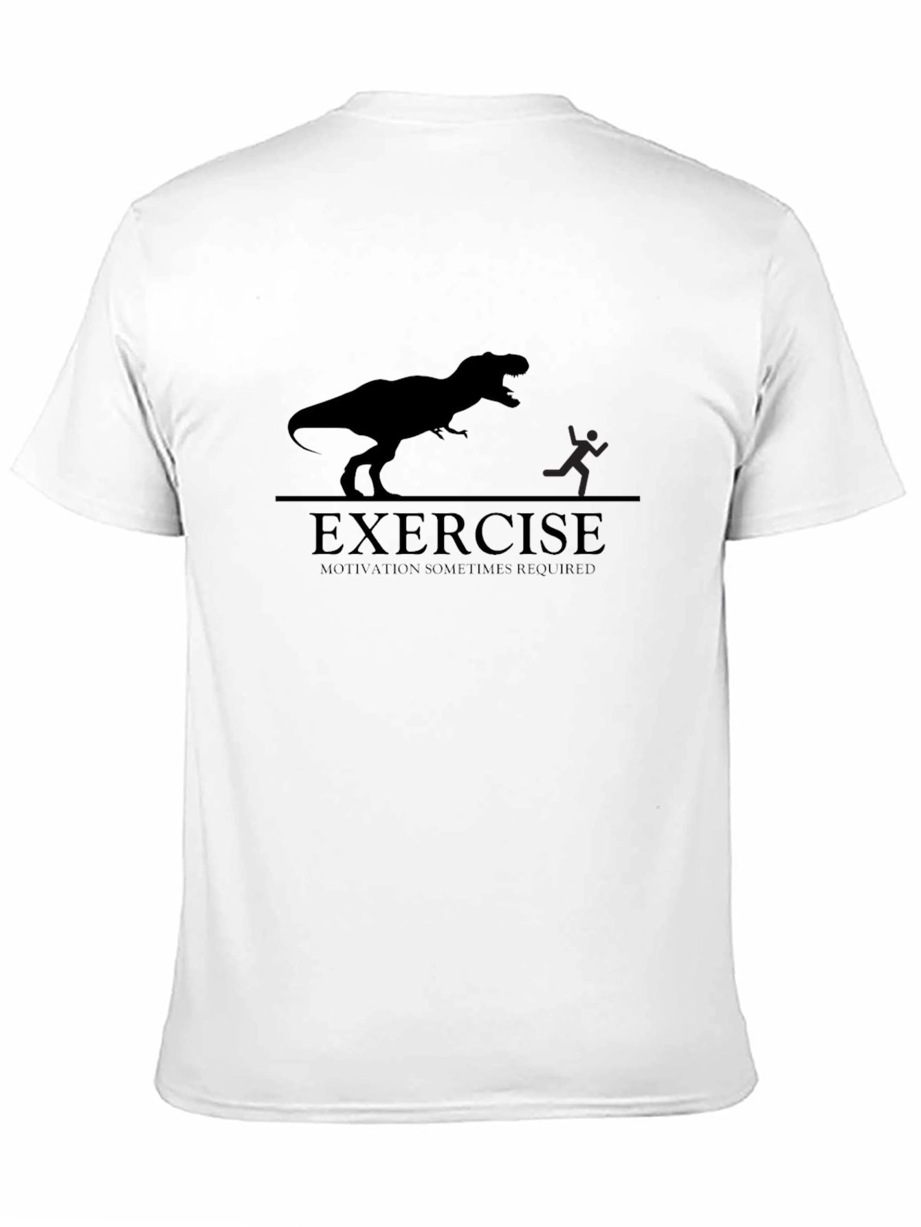 Exercise Dinosaur T-Shirt - Motivation Required
