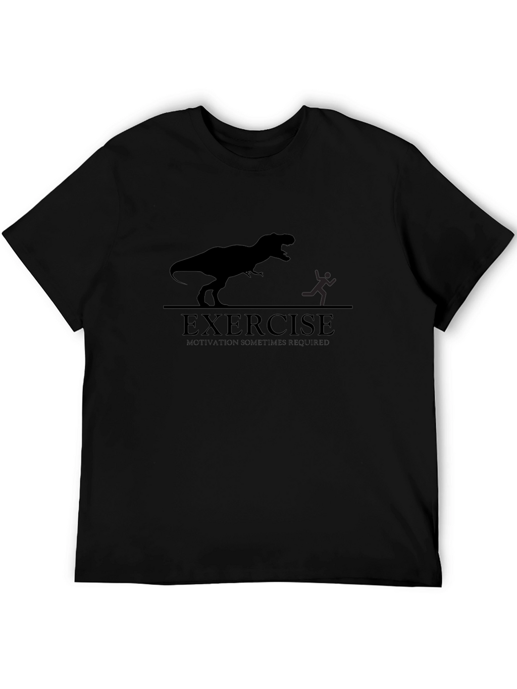 Exercise Dinosaur T-Shirt - Motivation Required