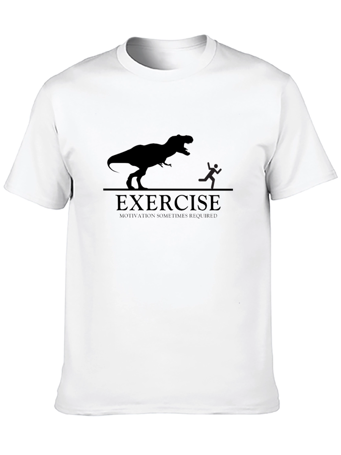 Exercise Dinosaur T-Shirt - Motivation Required