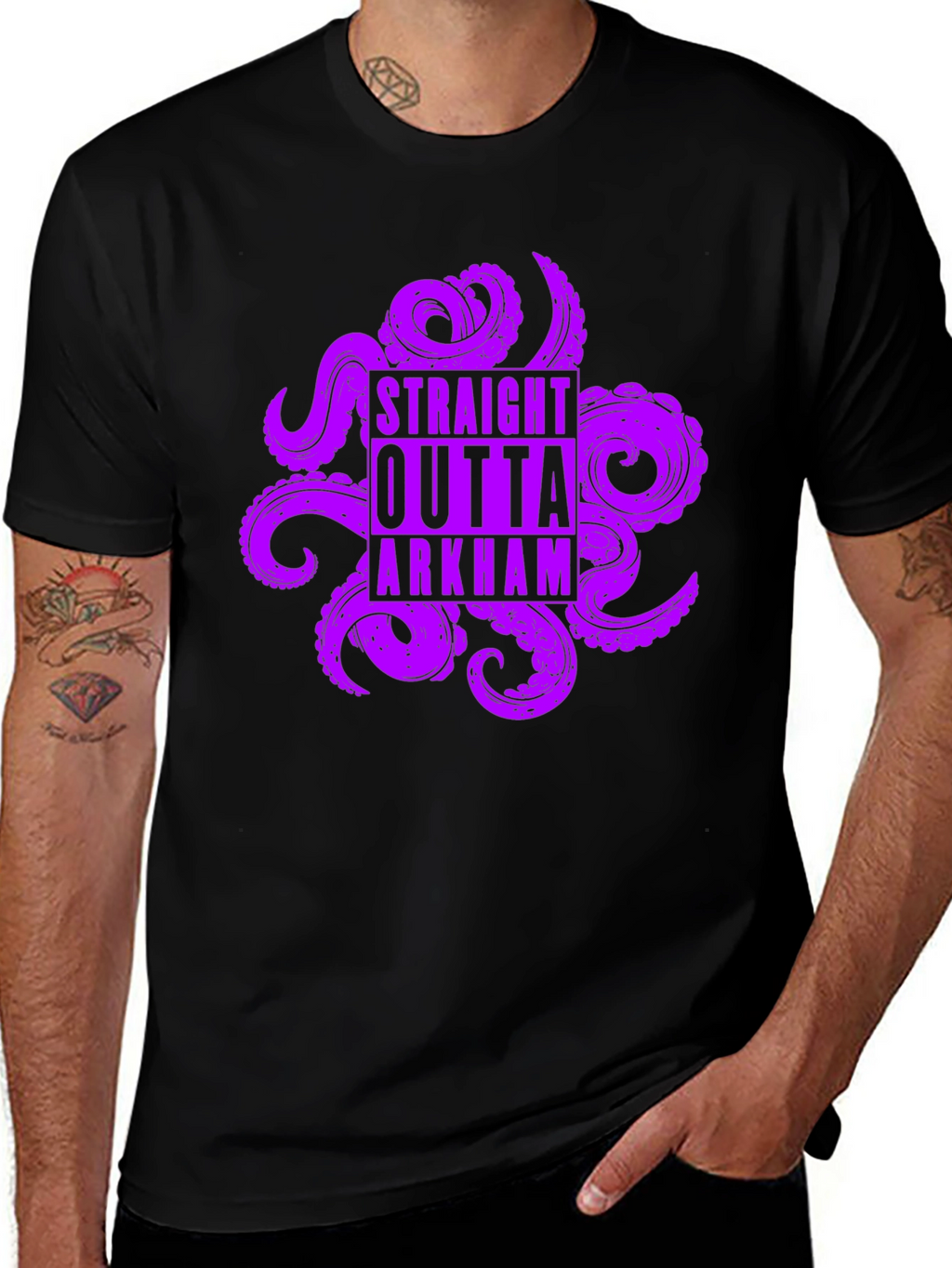 Straight Outta Arkham Graphic Tee