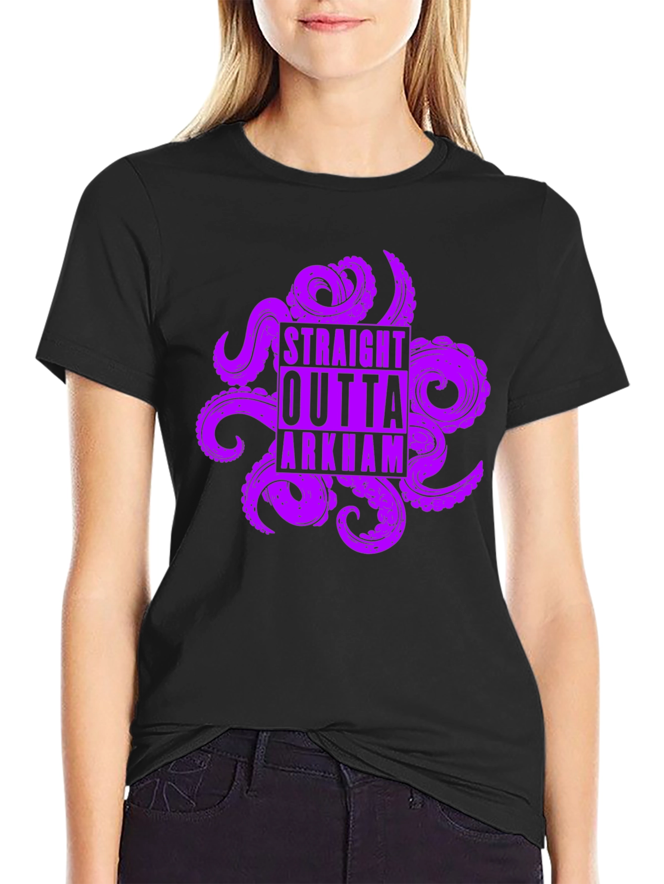 Straight Outta Arkham Graphic Tee