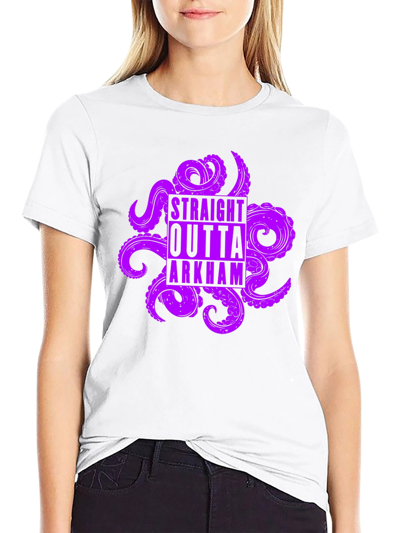 Straight Outta Arkham Graphic Tee
