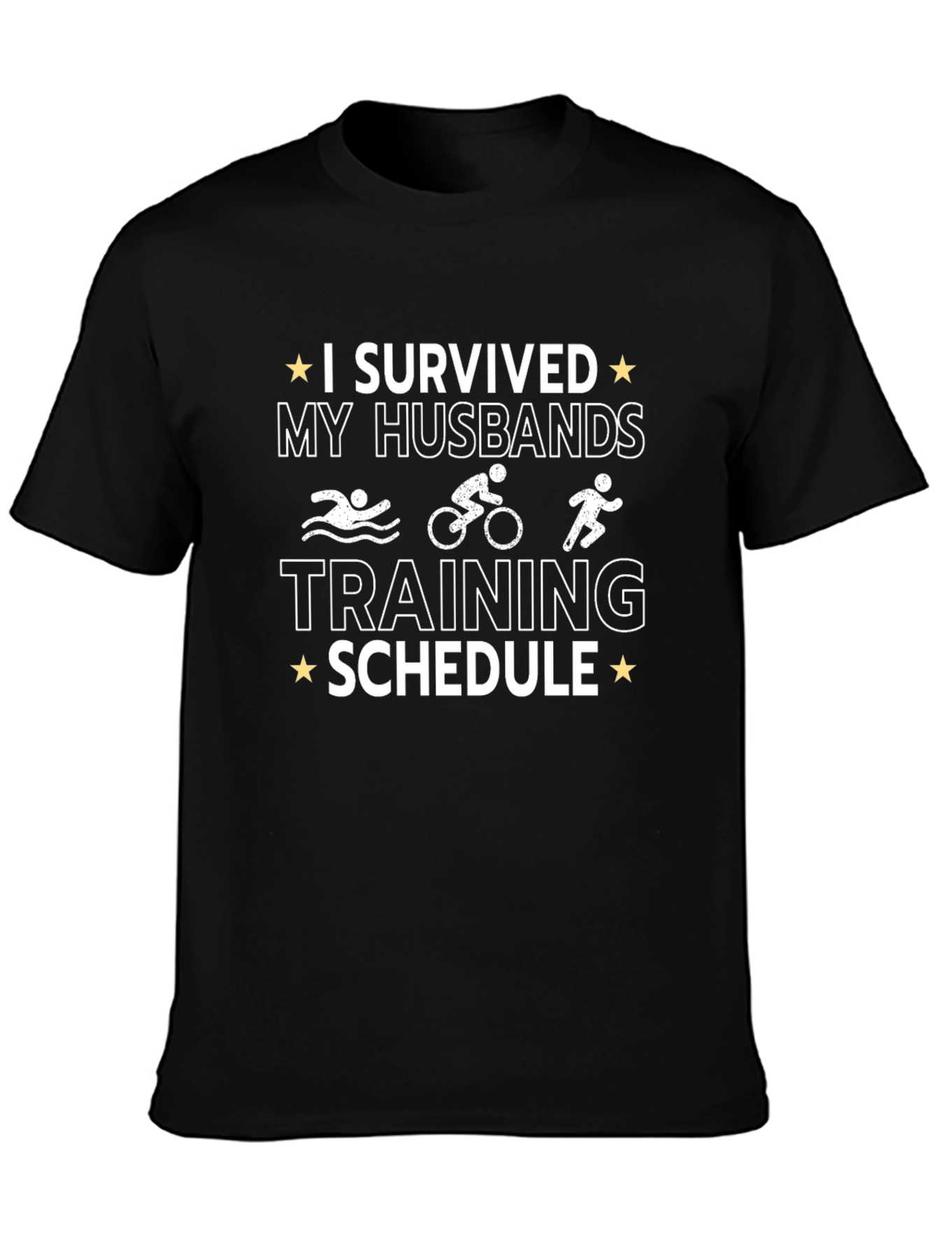 I Survived My Husbands Training Schedule T-Shirt
