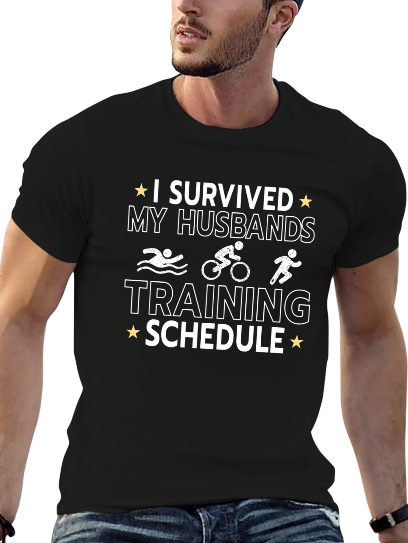 I Survived My Husbands Training Schedule T-Shirt