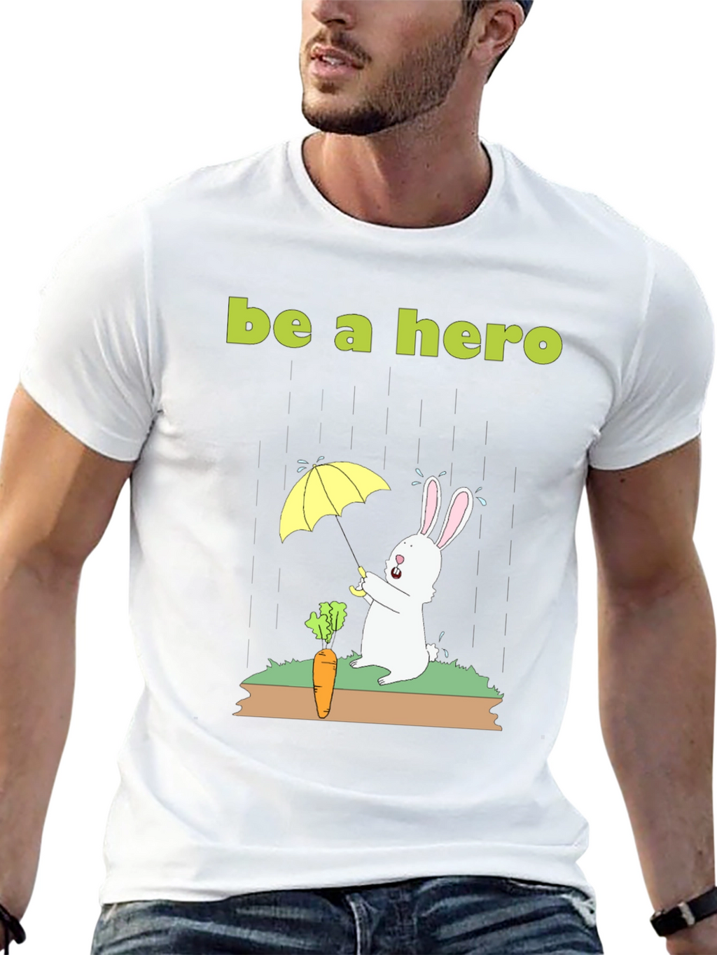 Be A Hero Bunny T-Shirt