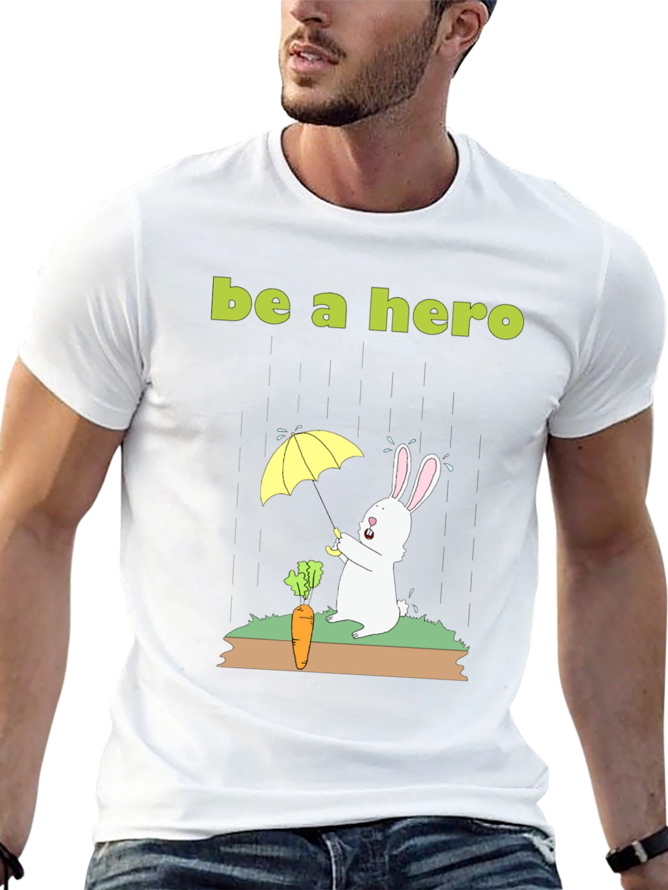 Be A Hero Bunny T-Shirt