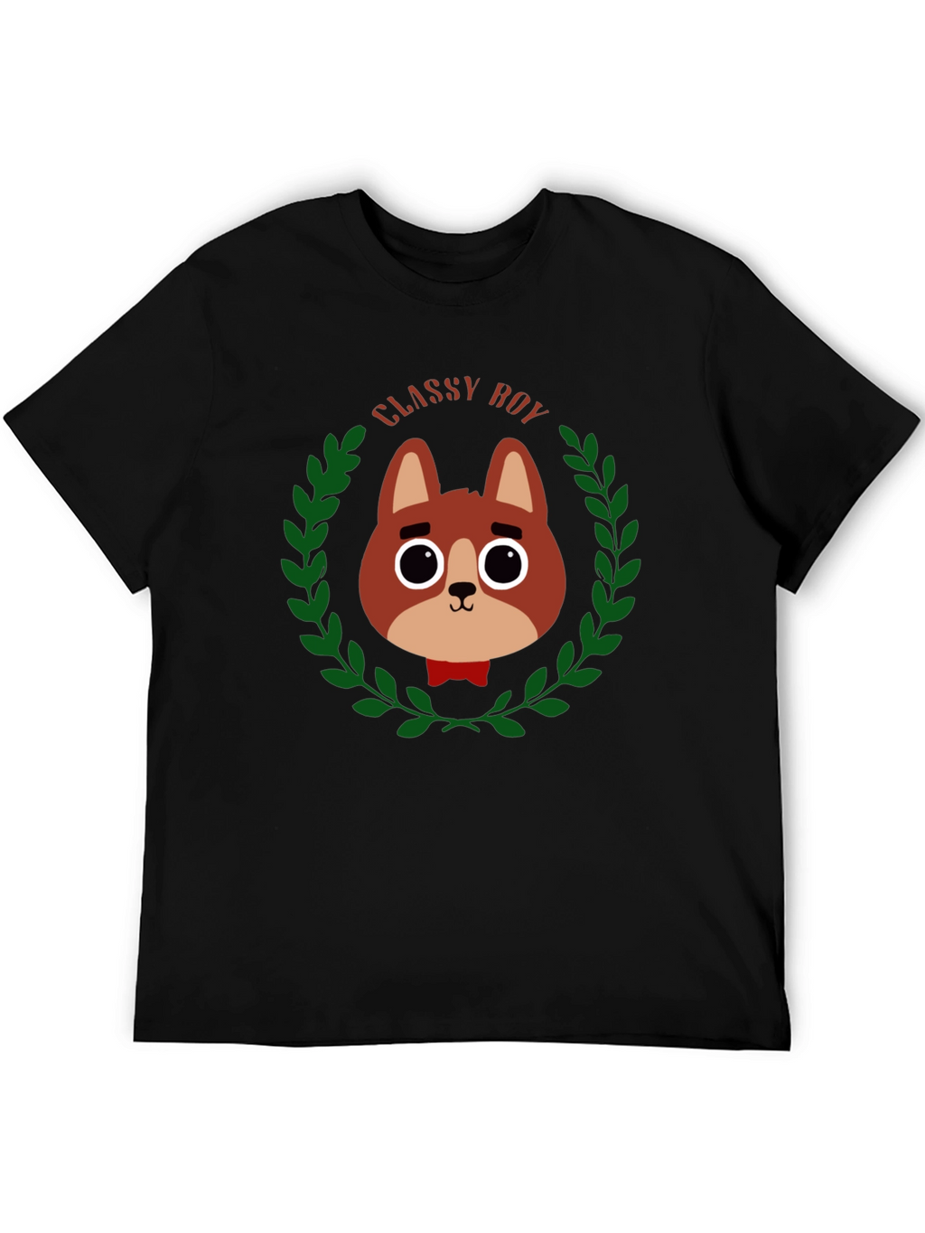 Classy Boy Dog Graphic T-Shirt
