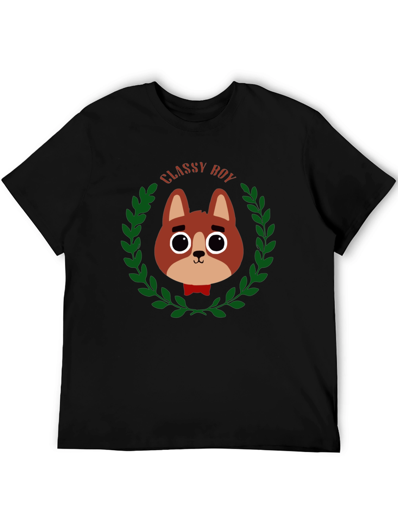 Classy Boy Dog Graphic T-Shirt