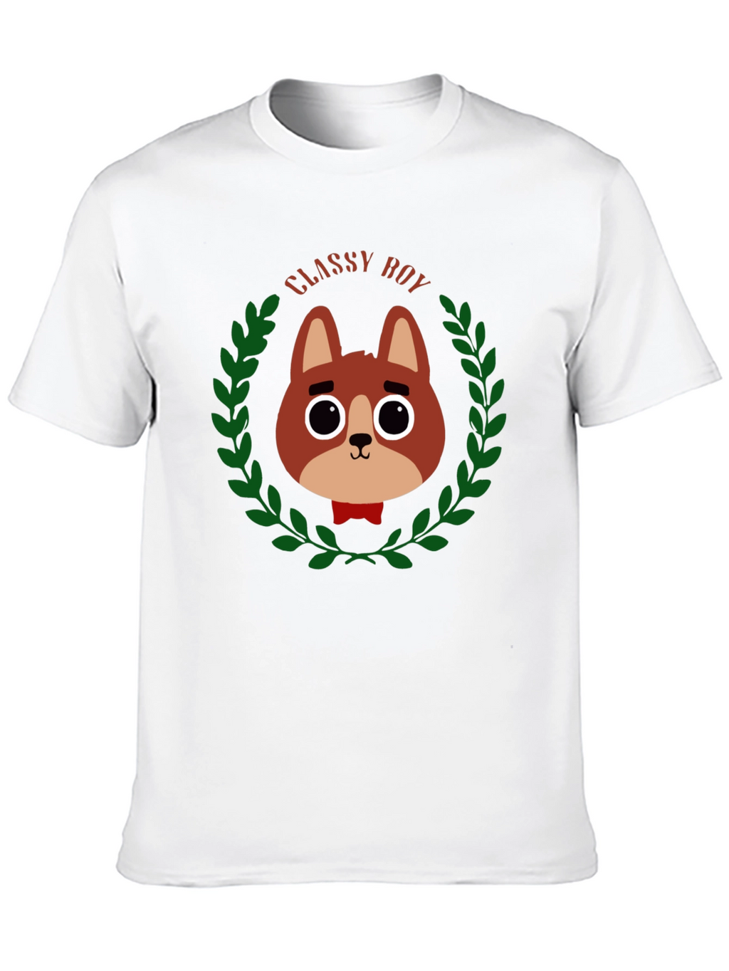 Classy Boy Dog Graphic T-Shirt