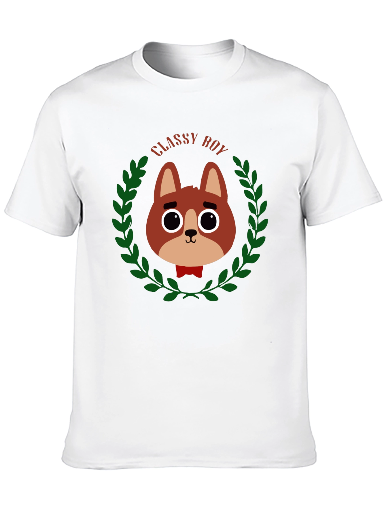 Classy Boy Dog Graphic T-Shirt