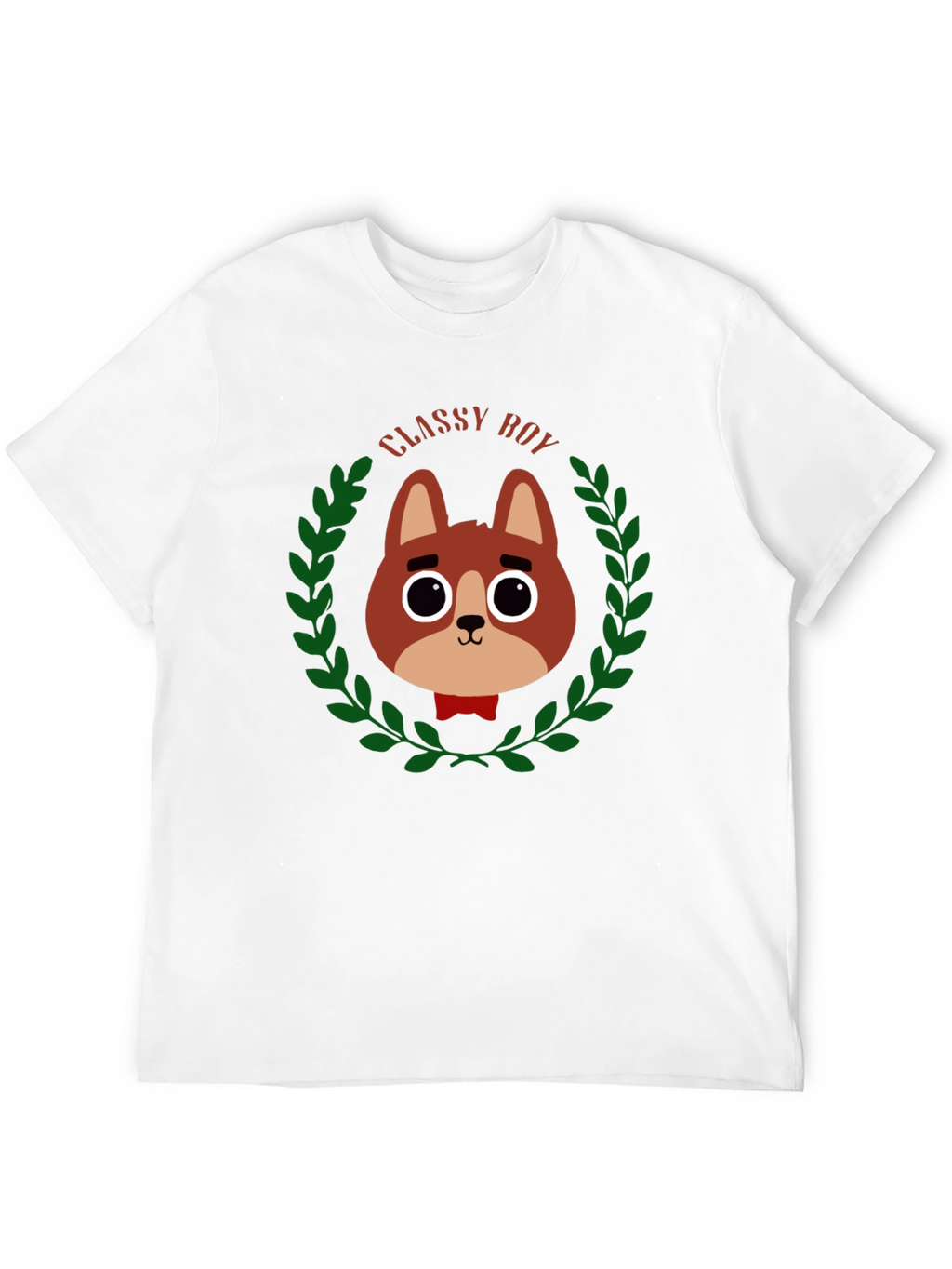 Classy Boy Dog Graphic T-Shirt