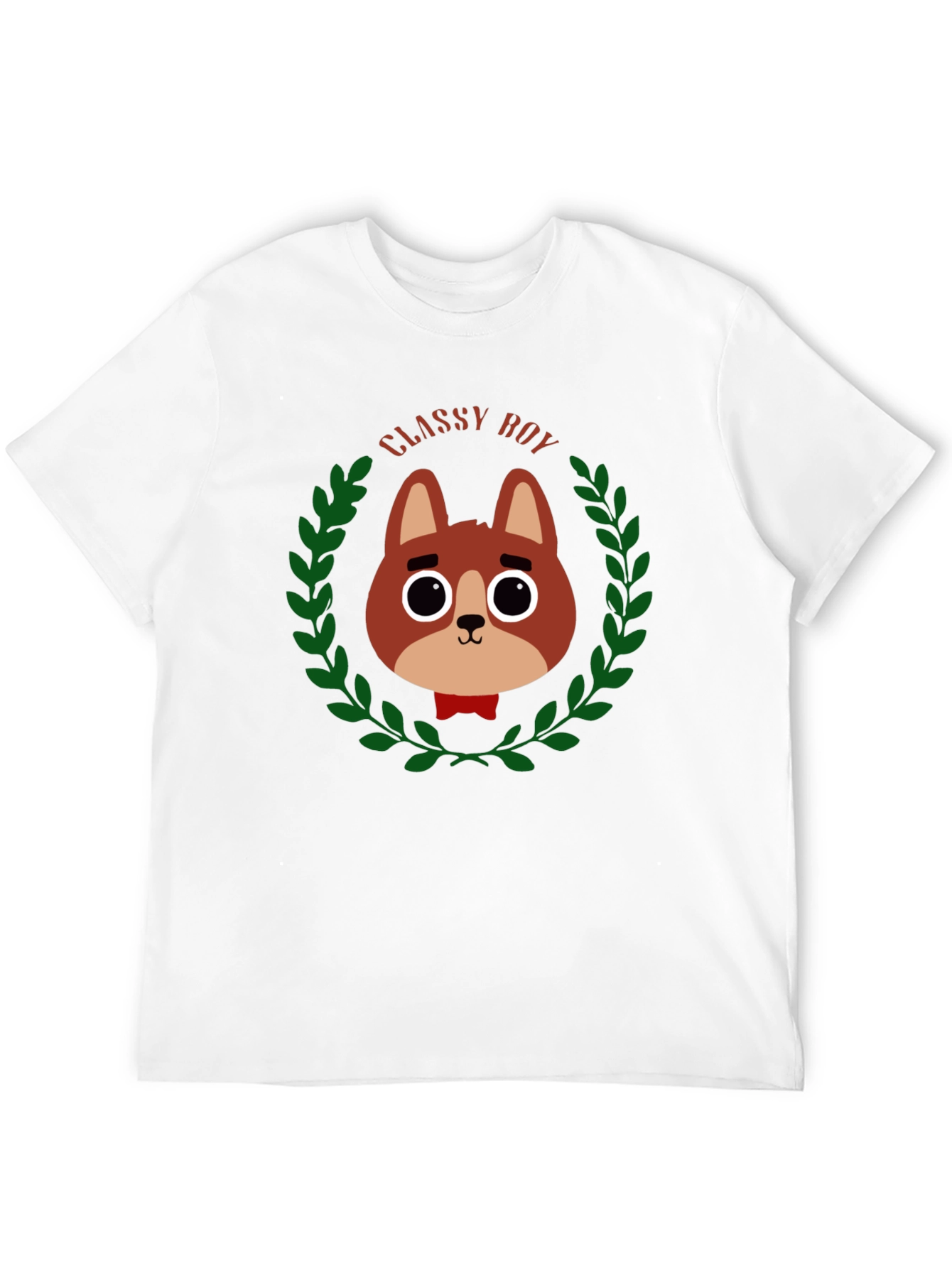 Classy Boy Dog Graphic T-Shirt