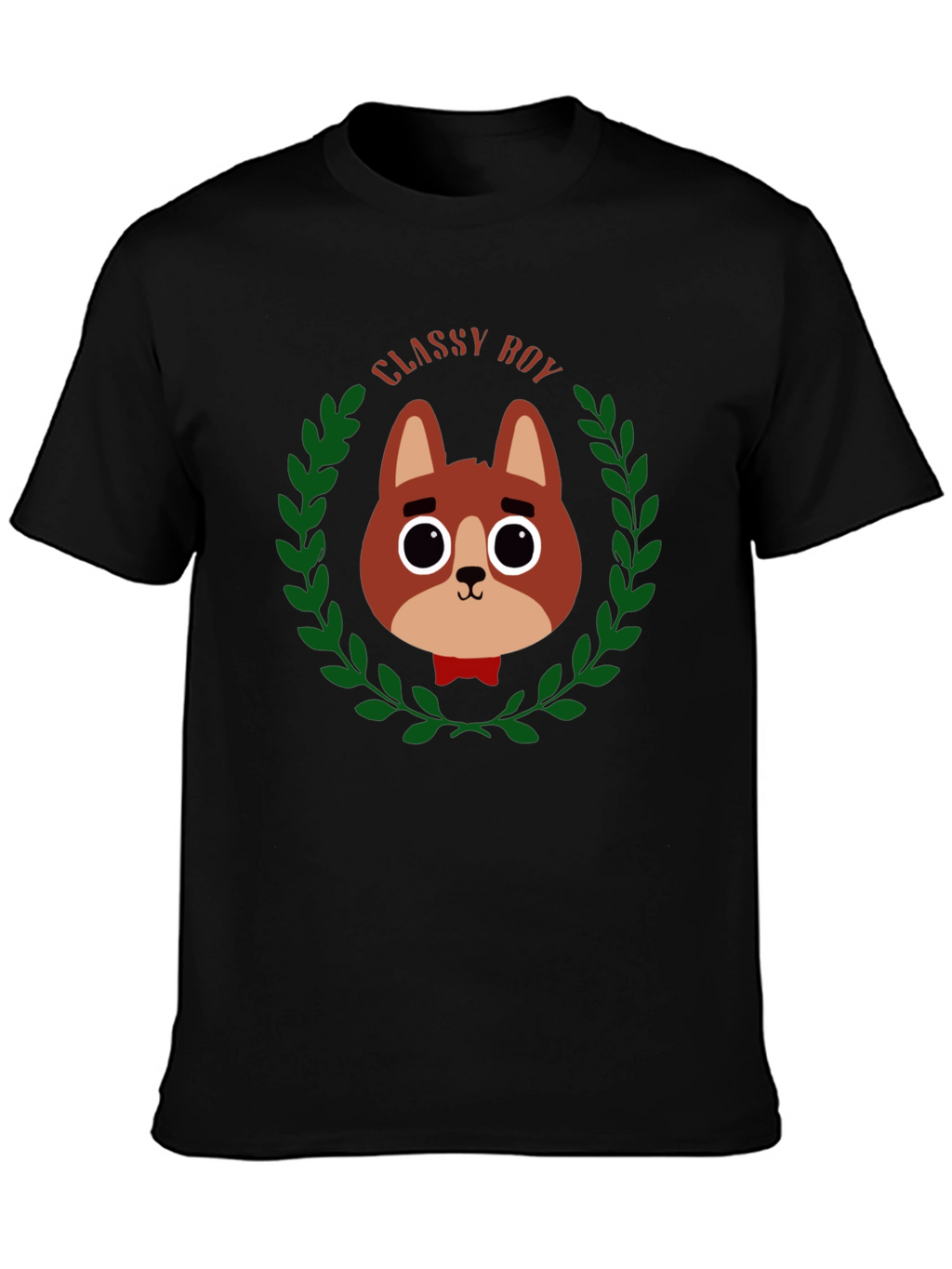 Classy Boy Dog Graphic T-Shirt