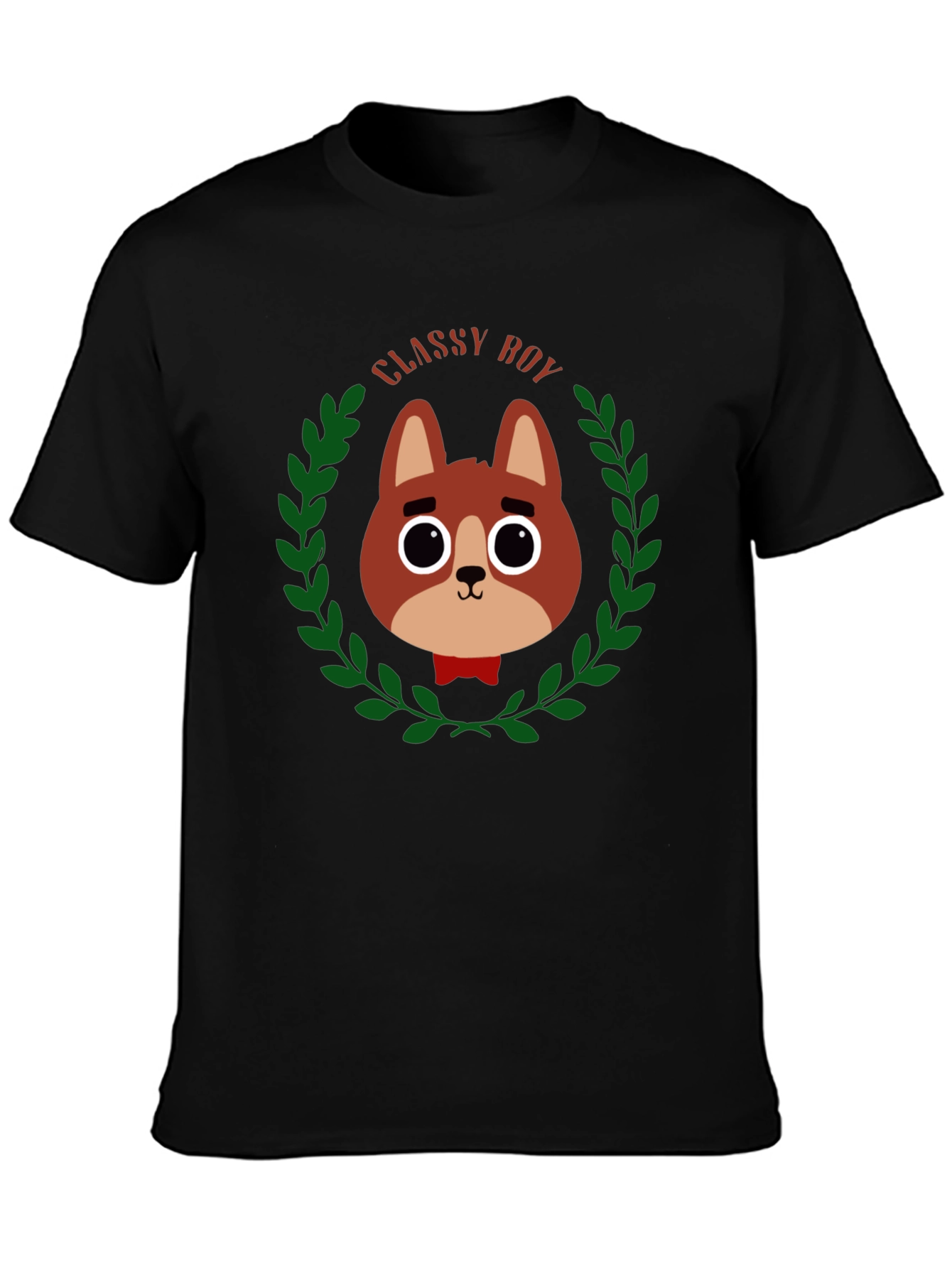 Classy Boy Dog Graphic T-Shirt