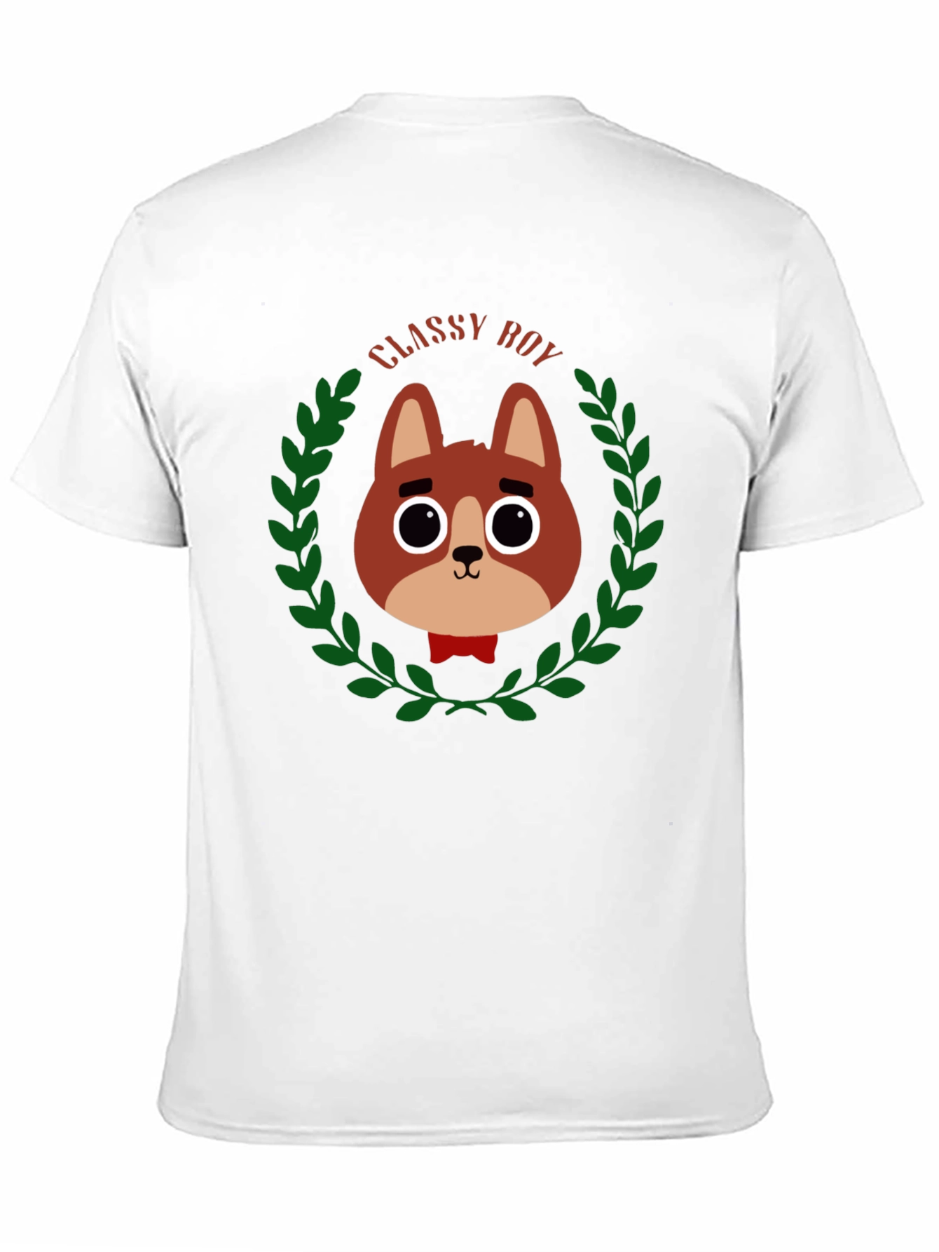 Classy Boy Dog Graphic T-Shirt