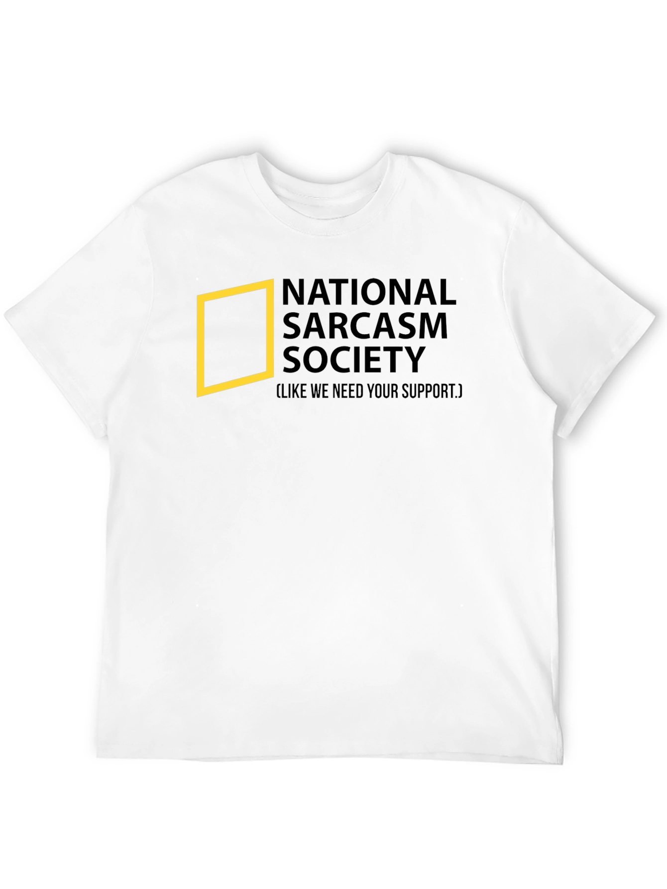 Sarcasm Society T-Shirt - Funny Graphic Tee