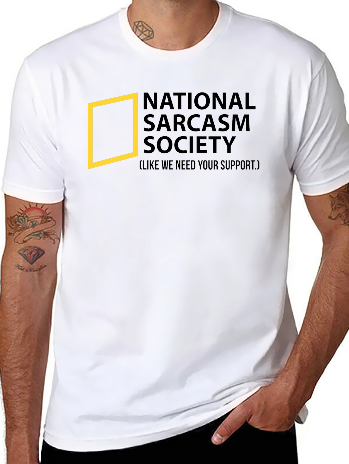 Sarcasm Society T-Shirt - Funny Graphic Tee