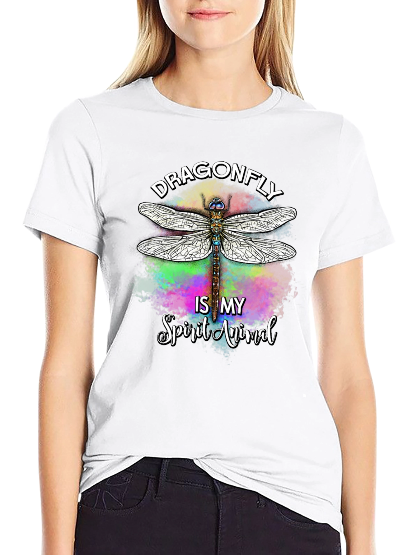 Dragonfly Spirit Animal Graphic T-Shirt