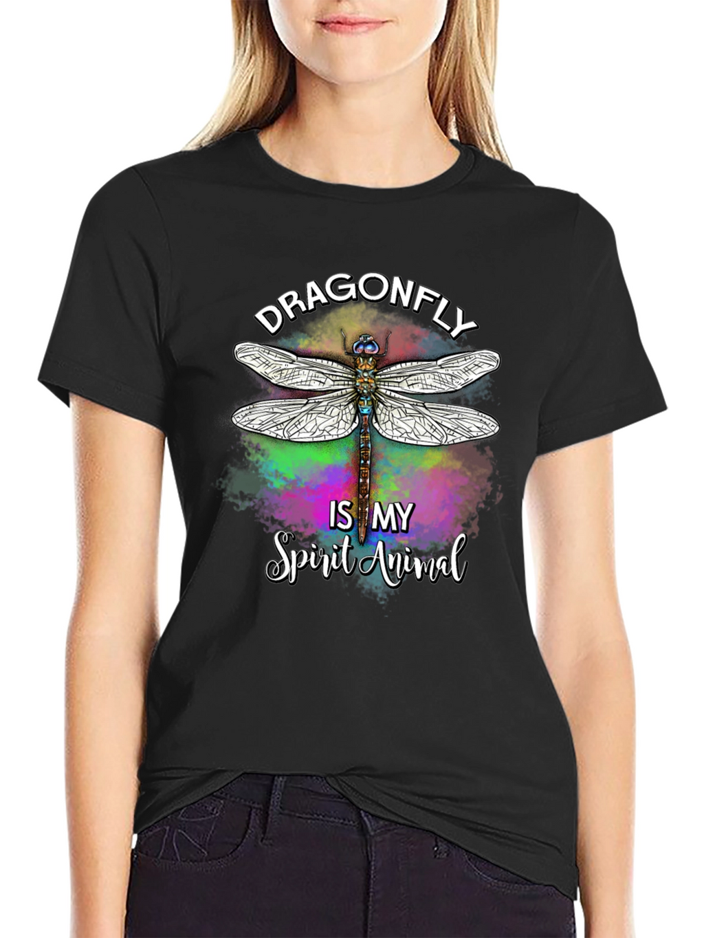 Dragonfly Spirit Animal Graphic T-Shirt