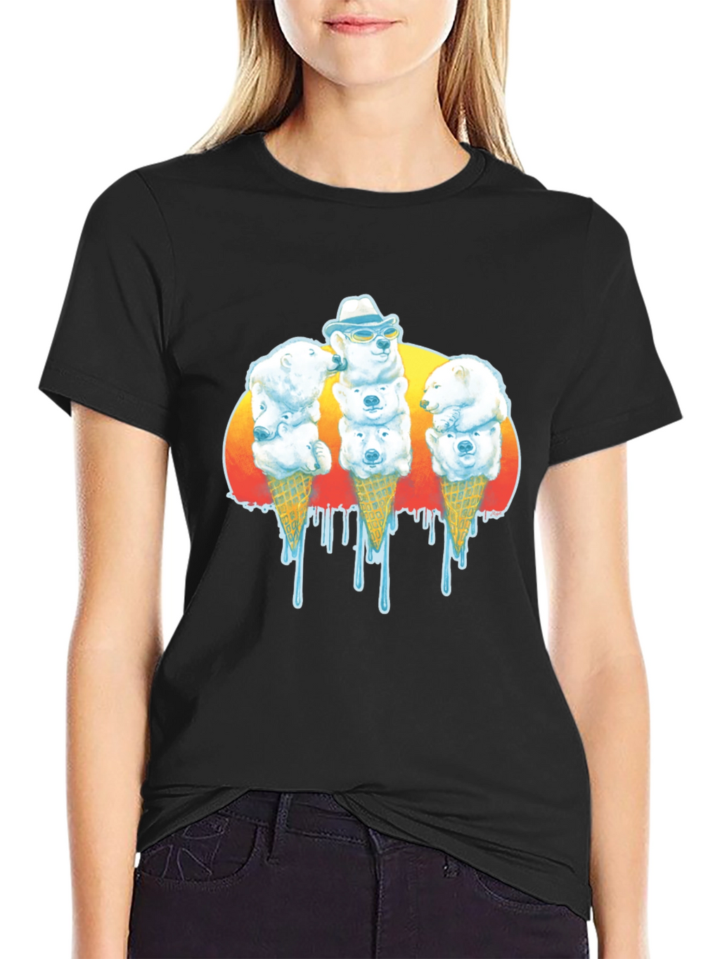 Polar Bear Ice Cream T-Shirt