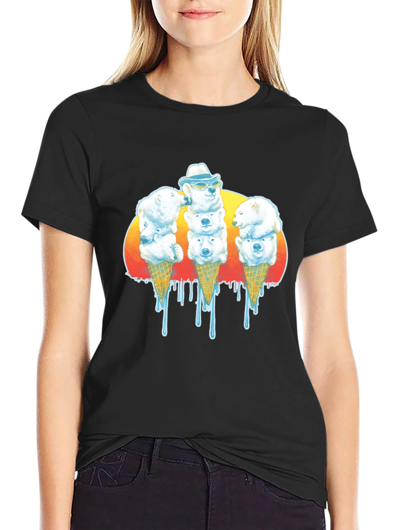 Polar Bear Ice Cream T-Shirt