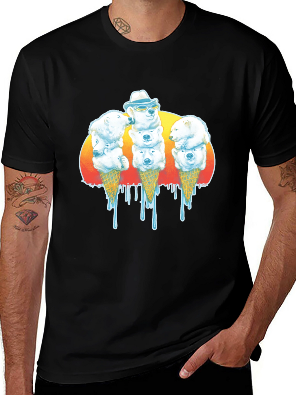 Polar Bear Ice Cream T-Shirt